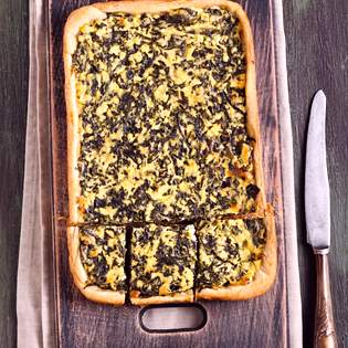 Previsualización de la receta Pastel de espinacas de hojaldre