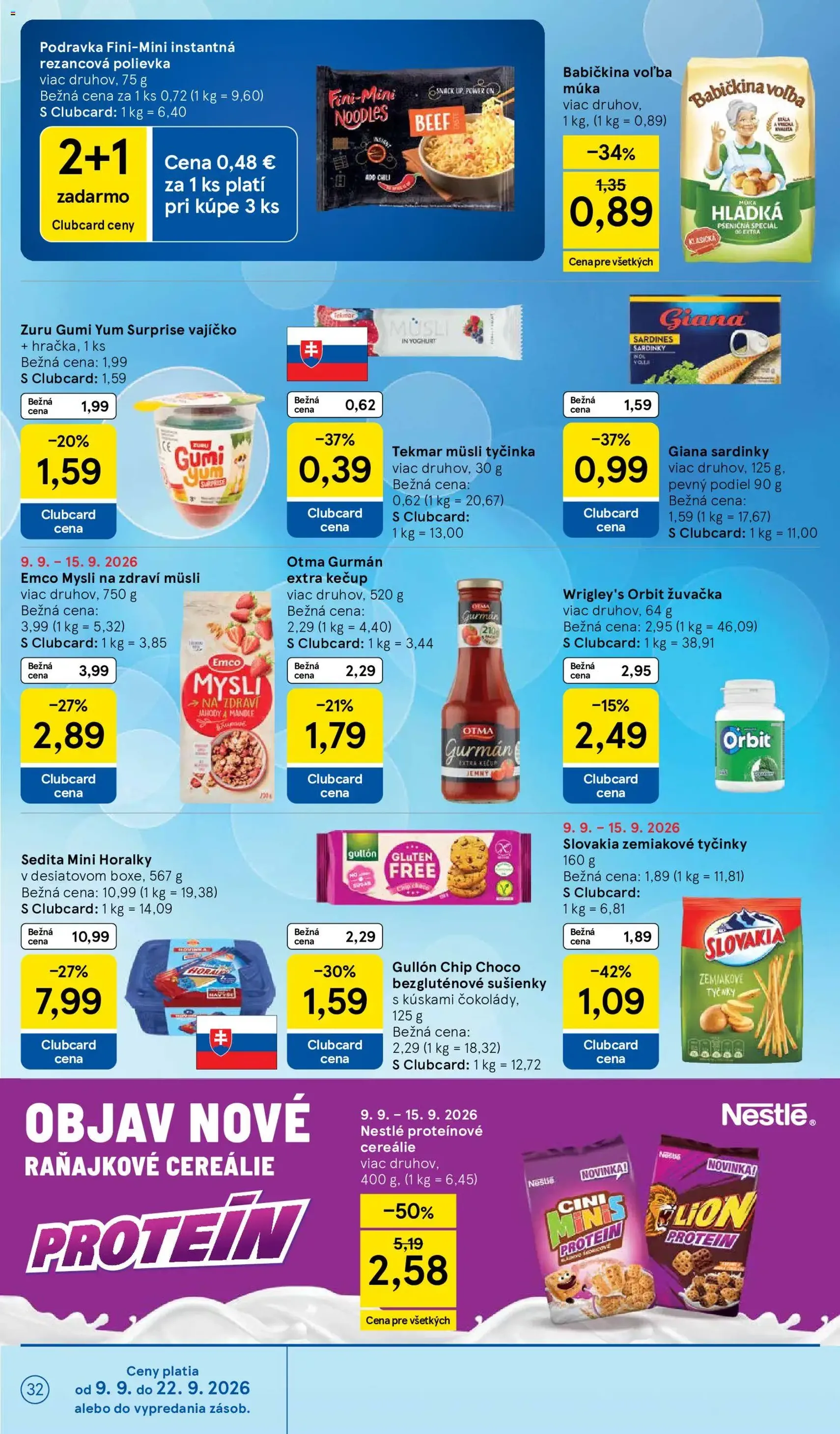 Tesco Hypermarket - leták - platný leták od 09.09.2026 strana 32 z 46