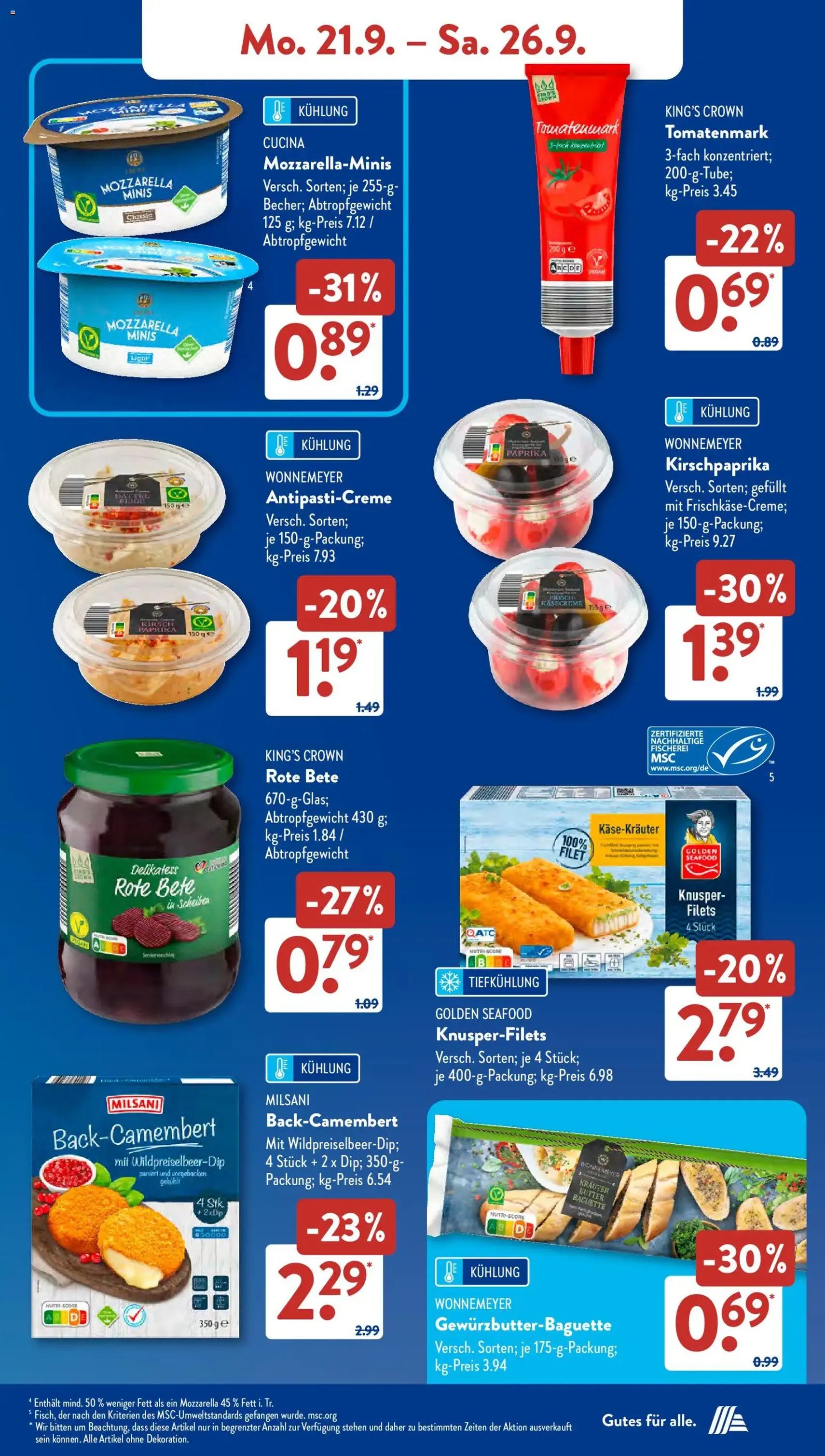 Aldi Süd Prospekt - Gültiger Prospekt ab 21.09.2026, Seite 8 von insgesamt 31