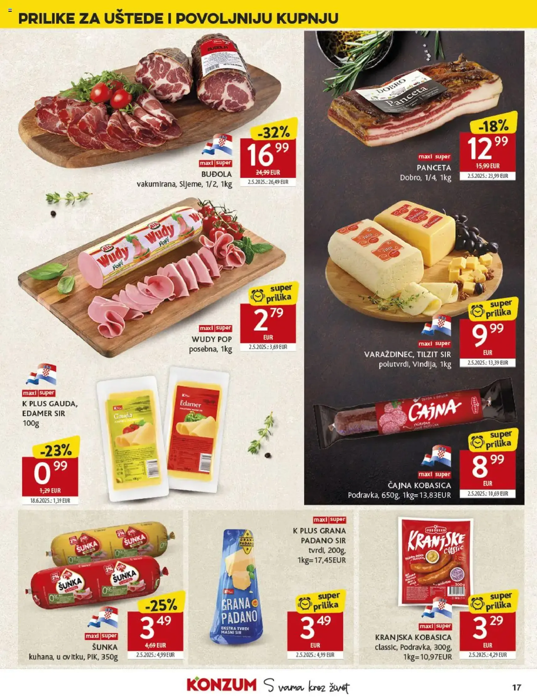 Konzum HR Akciós újság - 2025.08.20. érvényes szórólap 17 oldal 38 oldalból