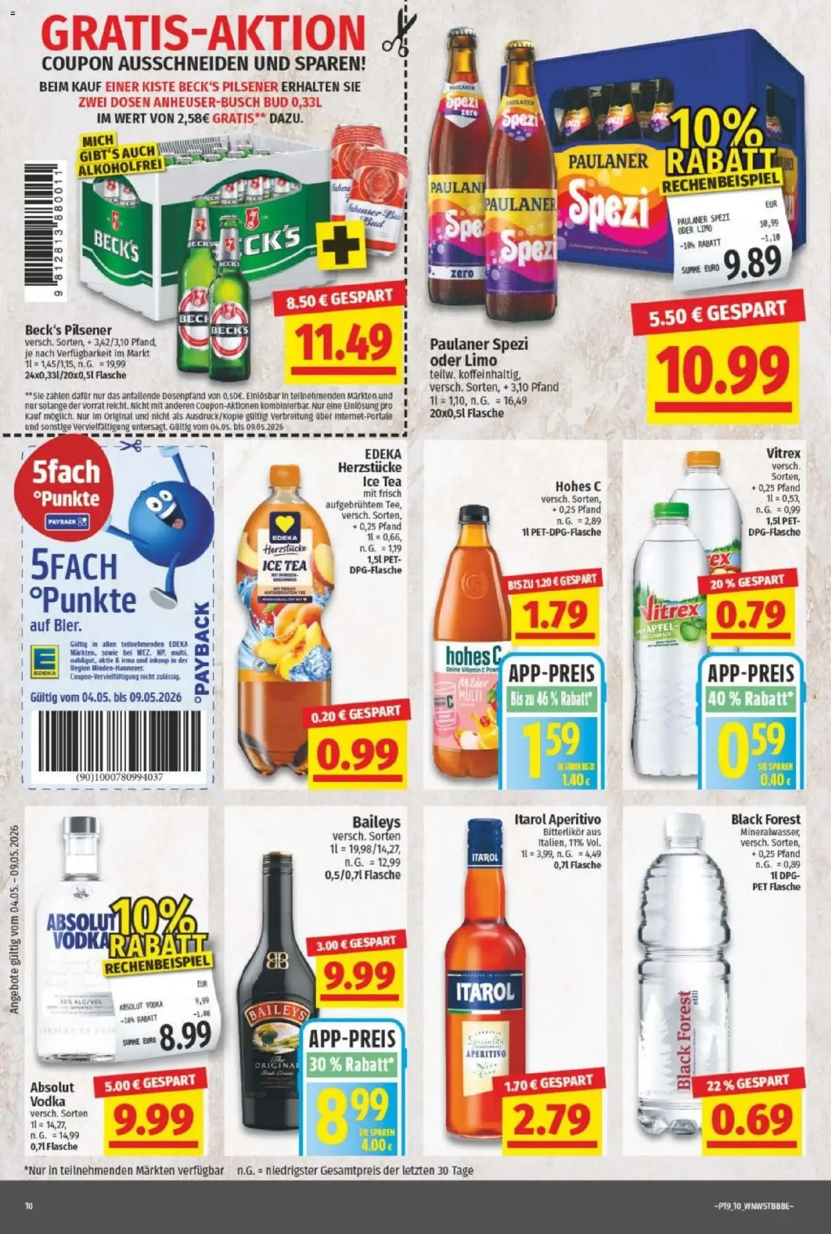 NP Discount Prospekt - Gültiger Prospekt ab 04.05.2026, Seite 10 von insgesamt 15