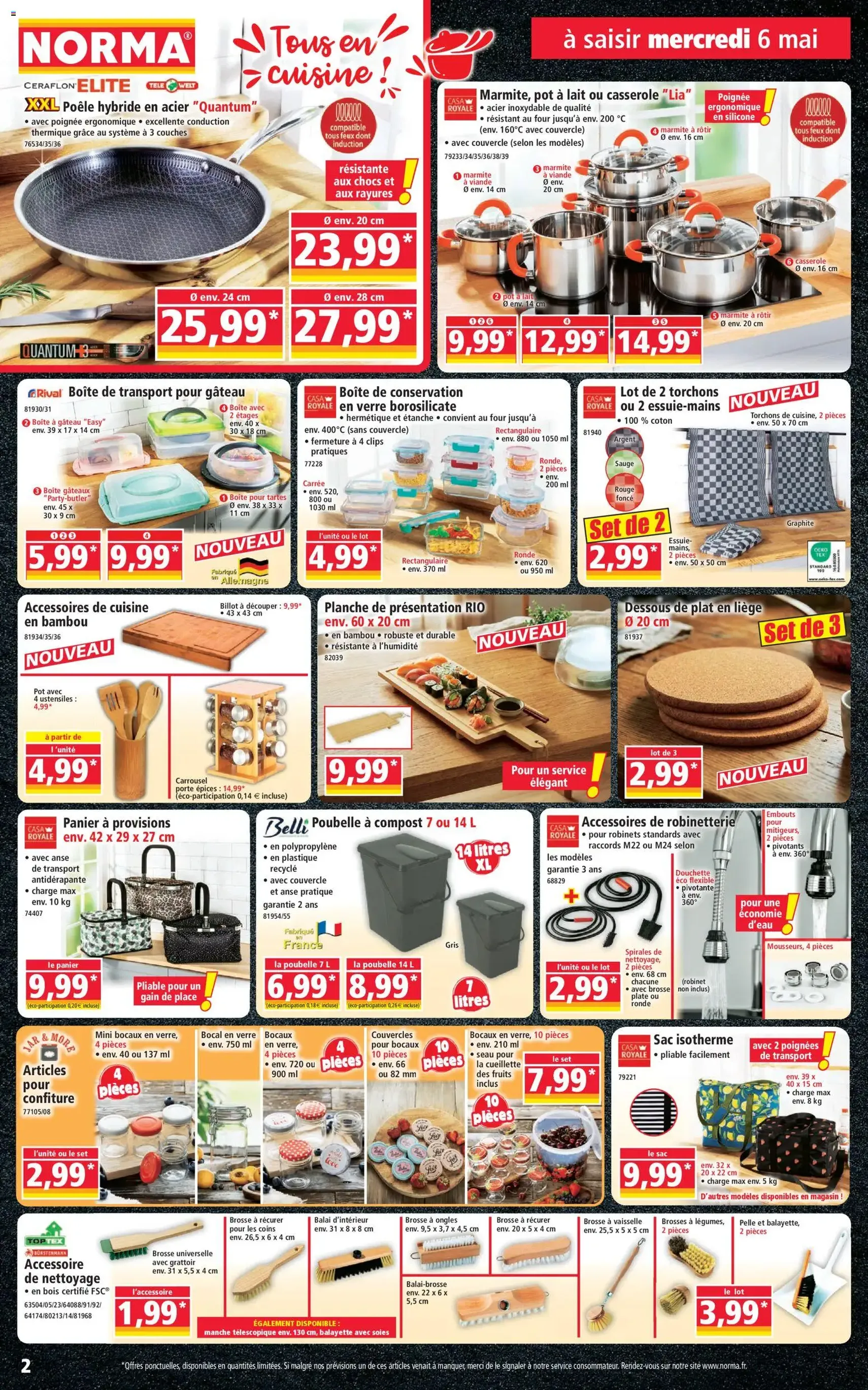 Norma catalogue - brochure valable à partir du 06/05/2026, page 2 sur 14