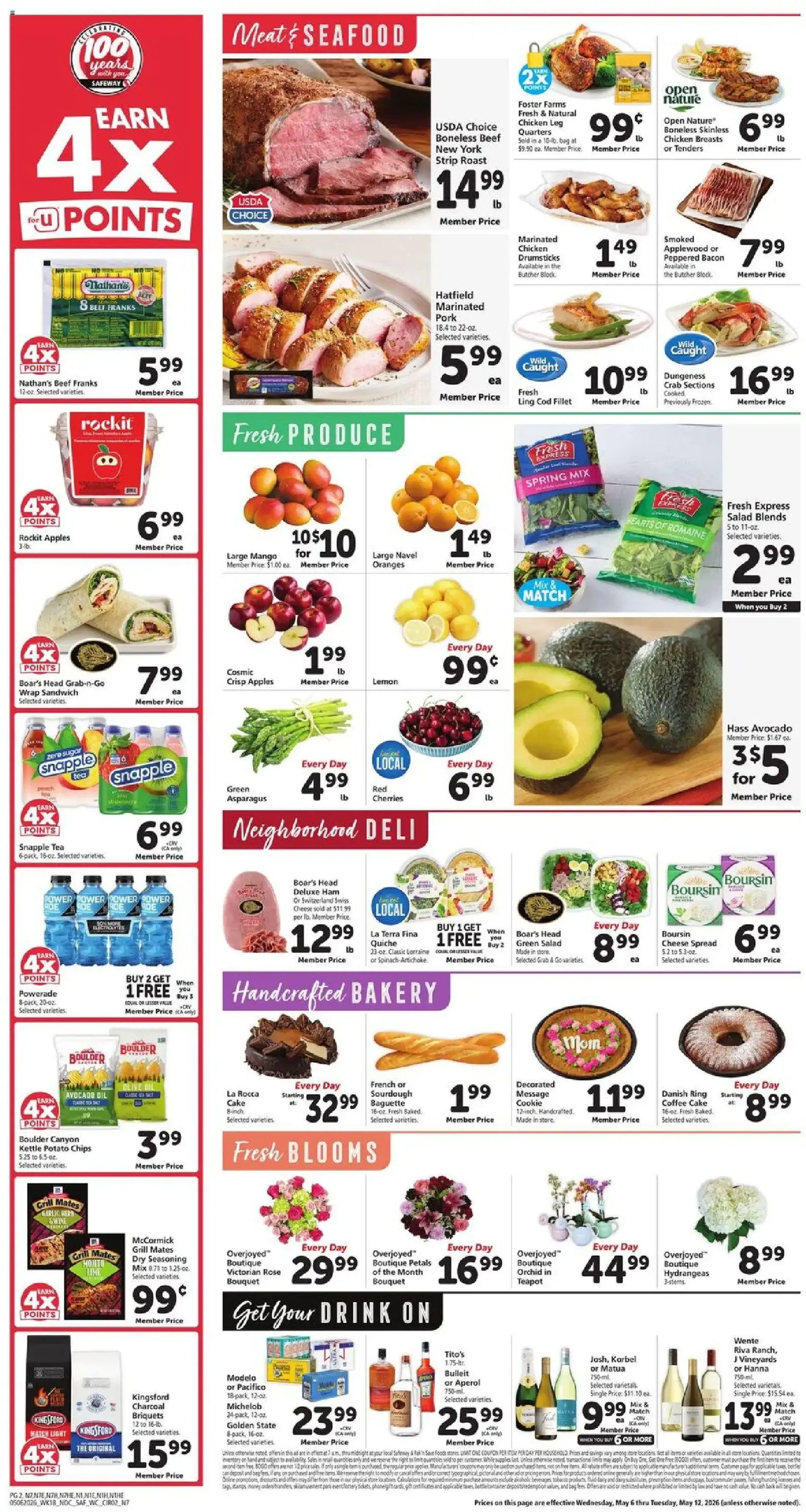 Safeway Weekly Ad - valid flyer from 05/06/2026, page 4 of 12