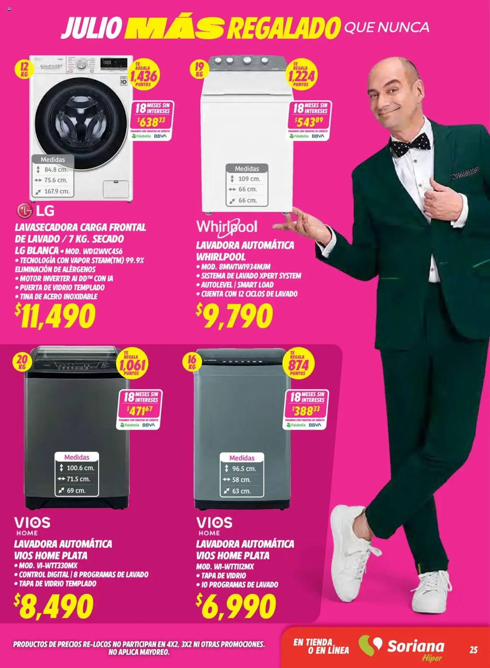 Soriana - Julio Regalado Híper Nacional - folleto válido desde 17/07/2025 página 25 de 30 Soriana - Julio Regalado Híper Nacional - folleto válido desde 17/07/2025 página 25 de 30