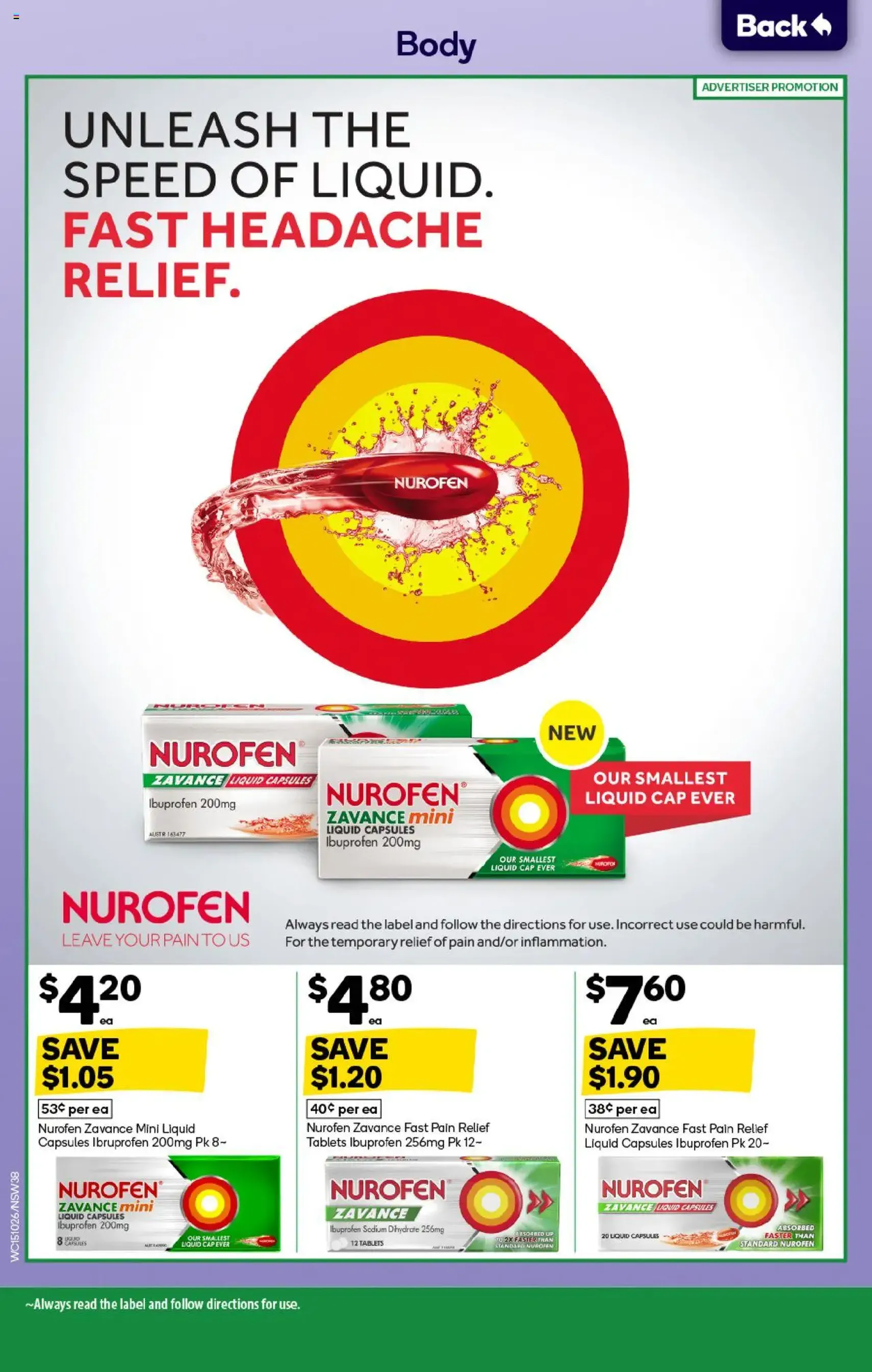 Weekly catalogue Woolworths NSW 15/10 - valid flyer from 15/10/2025, page 38 of 54 Weekly catalogue Woolworths NSW 15/10 - valid flyer from 15/10/2025, page 38 of 54