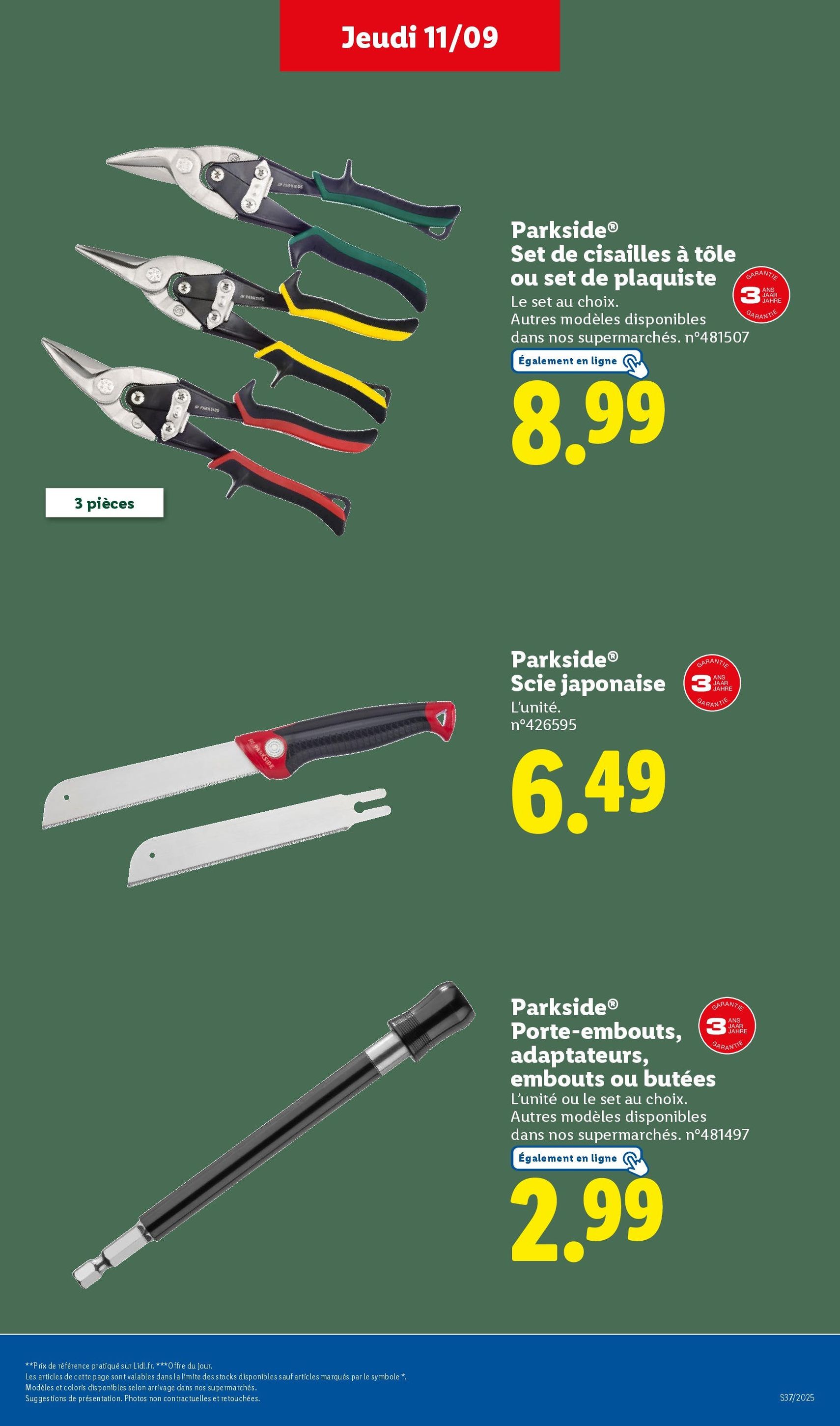 LIDL catalogue semaine 37 - brochure valable à partir du 11/09/2025, page 41 sur 76 LIDL catalogue semaine 37 - brochure valable à partir du 11/09/2025, page 41 sur 76