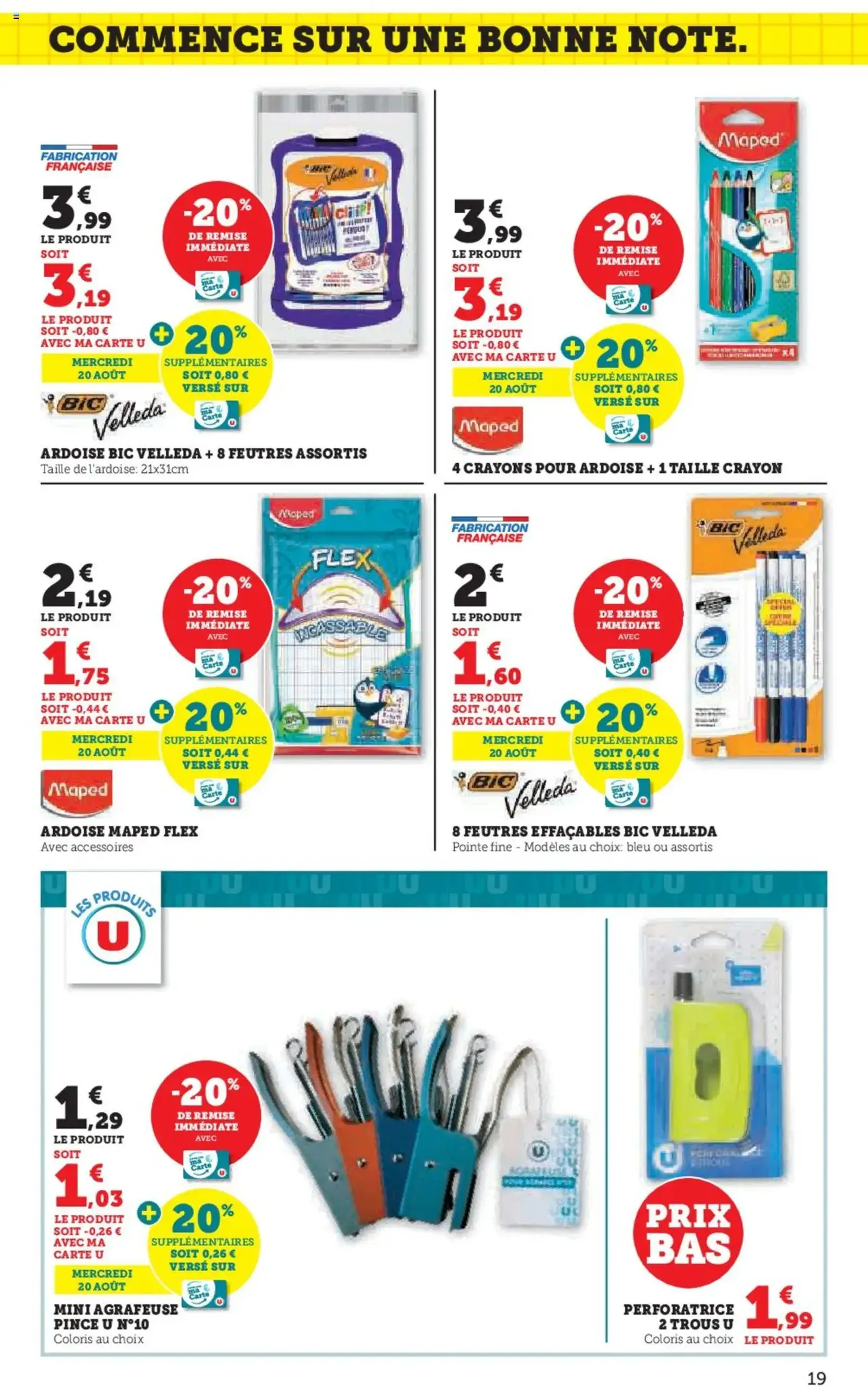 Hyper U catalogue - brochure valable à partir du 12/08/2025, page 19 sur 96 Hyper U catalogue - brochure valable à partir du 12/08/2025, page 19 sur 96