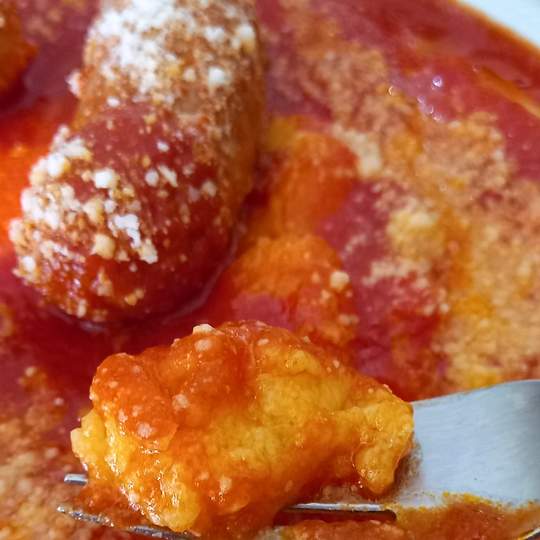 Anteprima ricetta Polenta con salsiccia