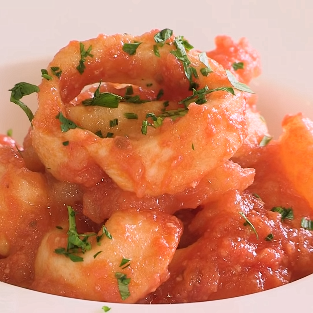 Totani e Patate alla Napoletana