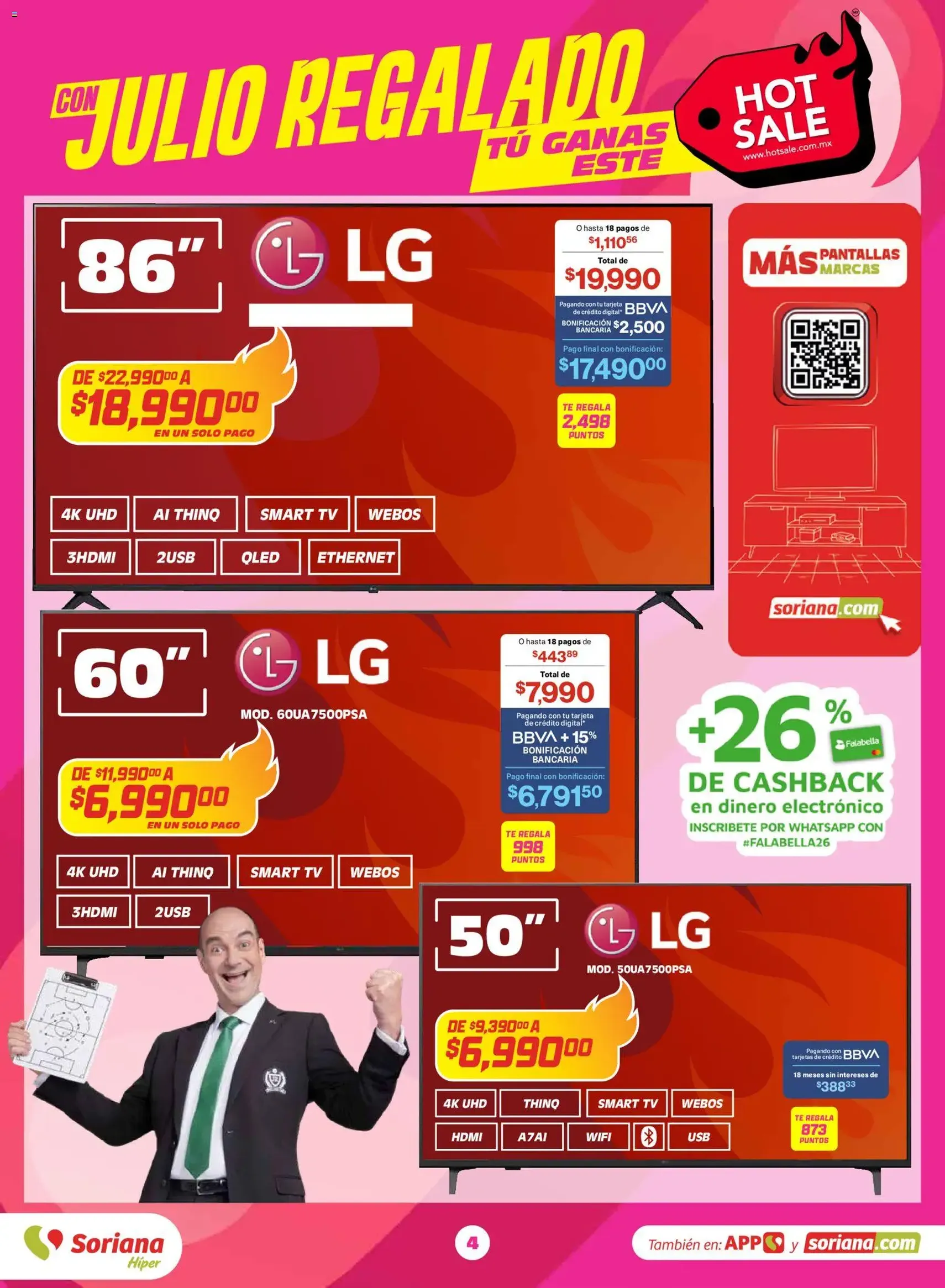 Soriana Hot Sale - folleto válido desde 25/05/2026 página 4 de 47