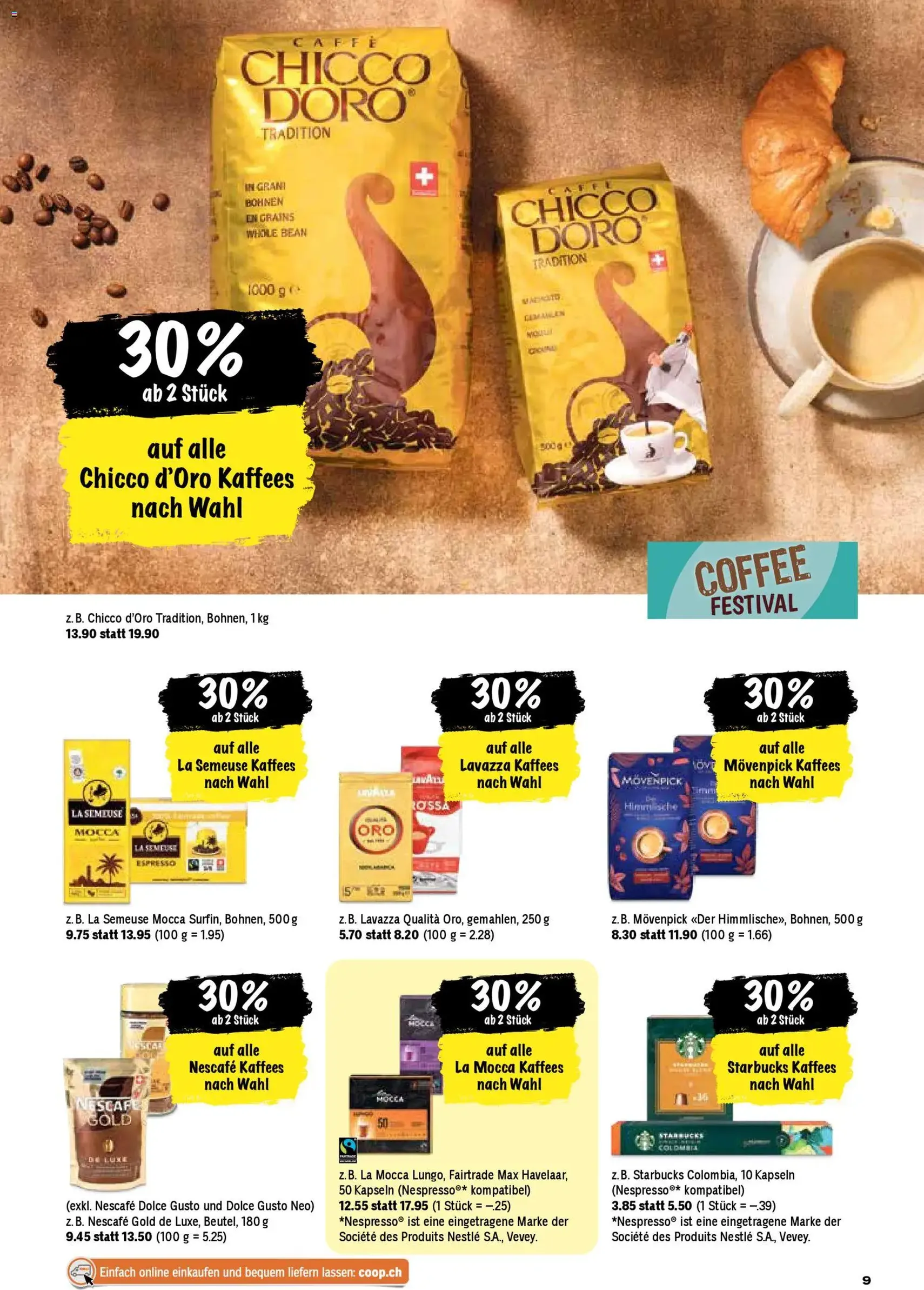 Coop Aktionen - Gültiger Prospekt ab 30.10.2025, Seite 9 von insgesamt 24 Coop Aktionen - Gültiger Prospekt ab 30.10.2025, Seite 9 von insgesamt 24
