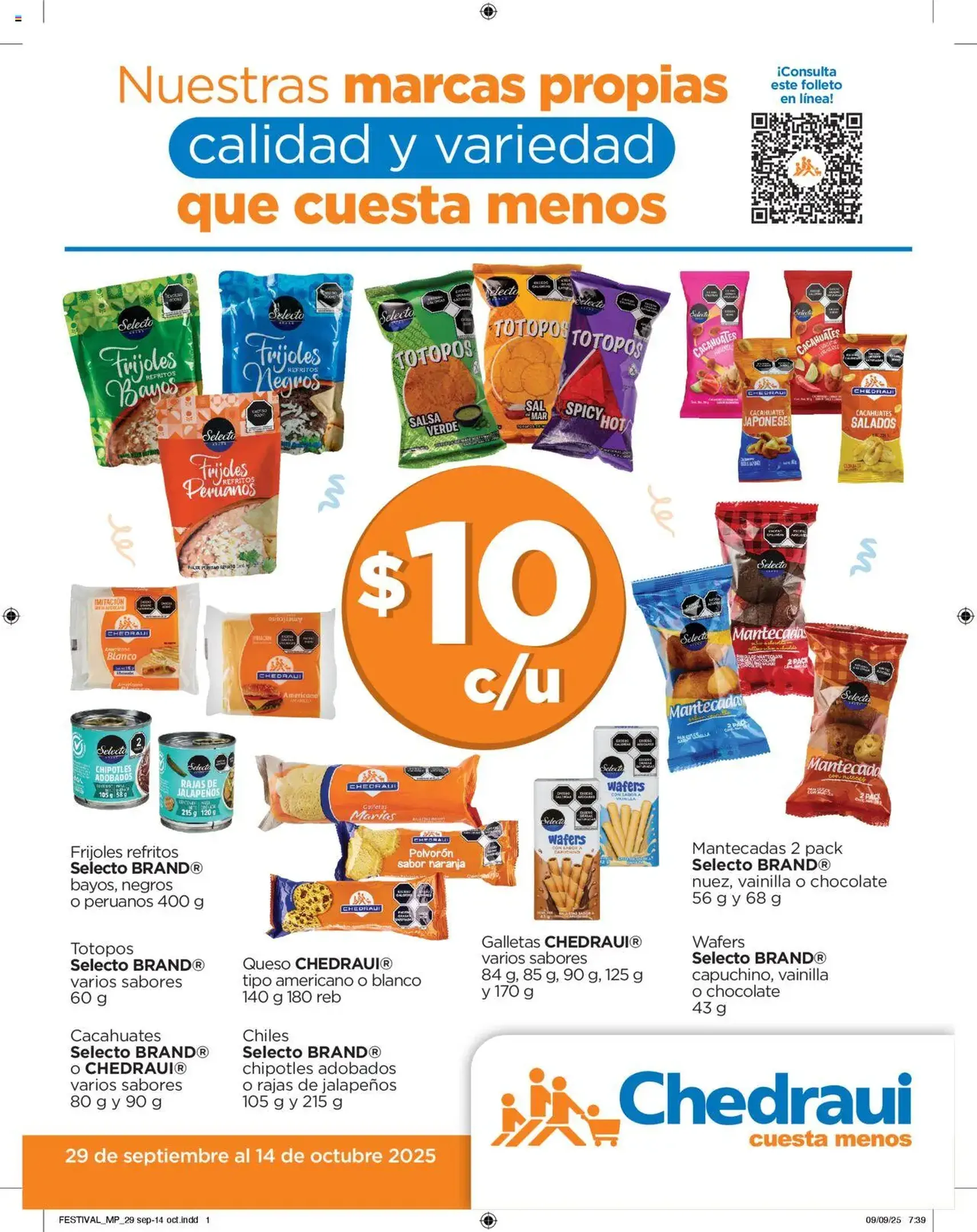 Chedraui - Folleto Nuestras marcas propias - folleto válido desde 29/09/2025 página 1 de 16 Chedraui - Folleto Nuestras marcas propias - folleto válido desde 29/09/2025 página 1 de 16