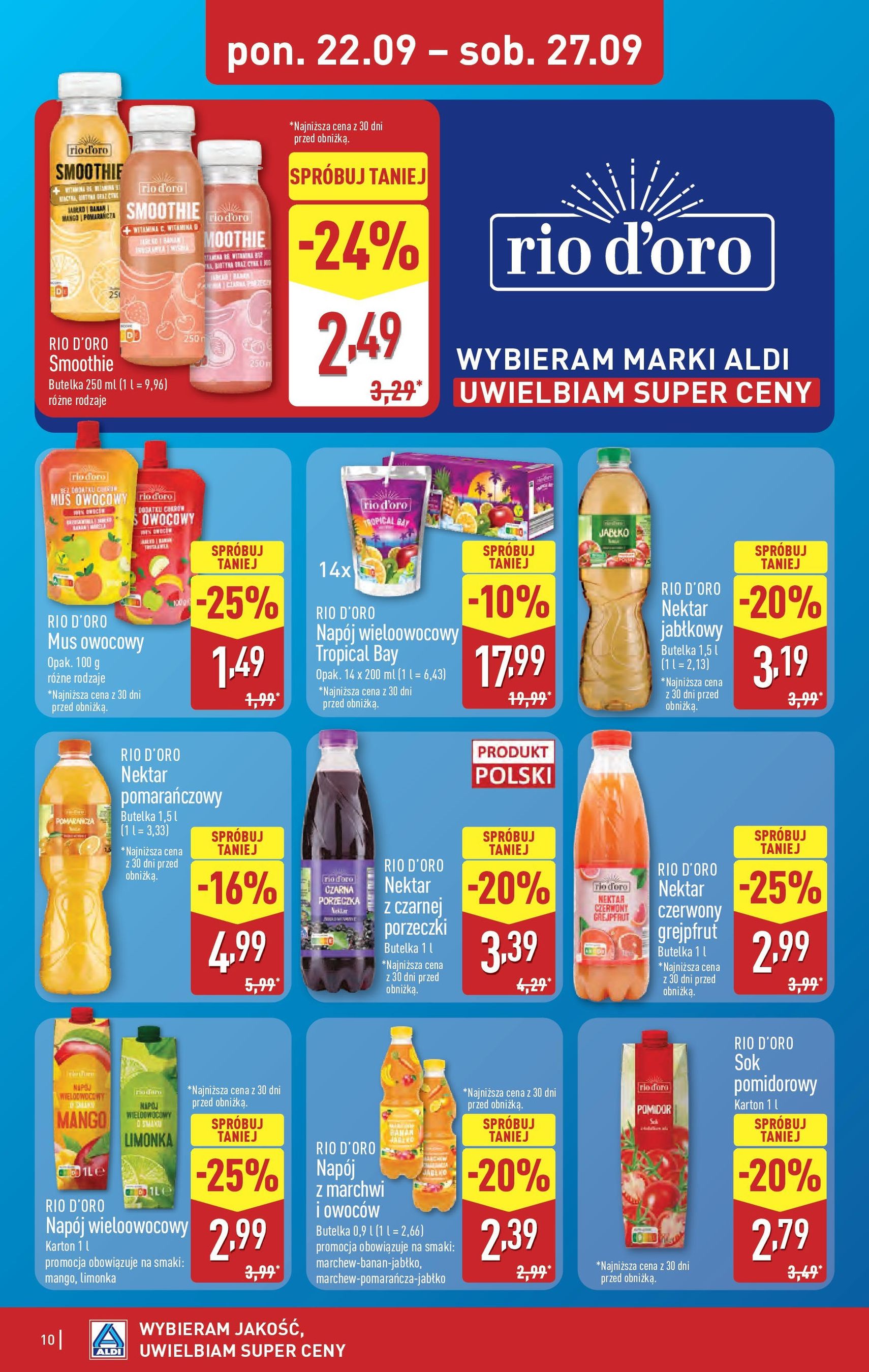 Aldi Gazetka - ważny gazetka od 22.09.2025 strona 10 z 41 Aldi Gazetka - ważny gazetka od 22.09.2025 strona 10 z 41