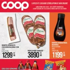 COOP Szolnok Akciós újság - szórólap előnézete érvényes 2025.10.09. -tól