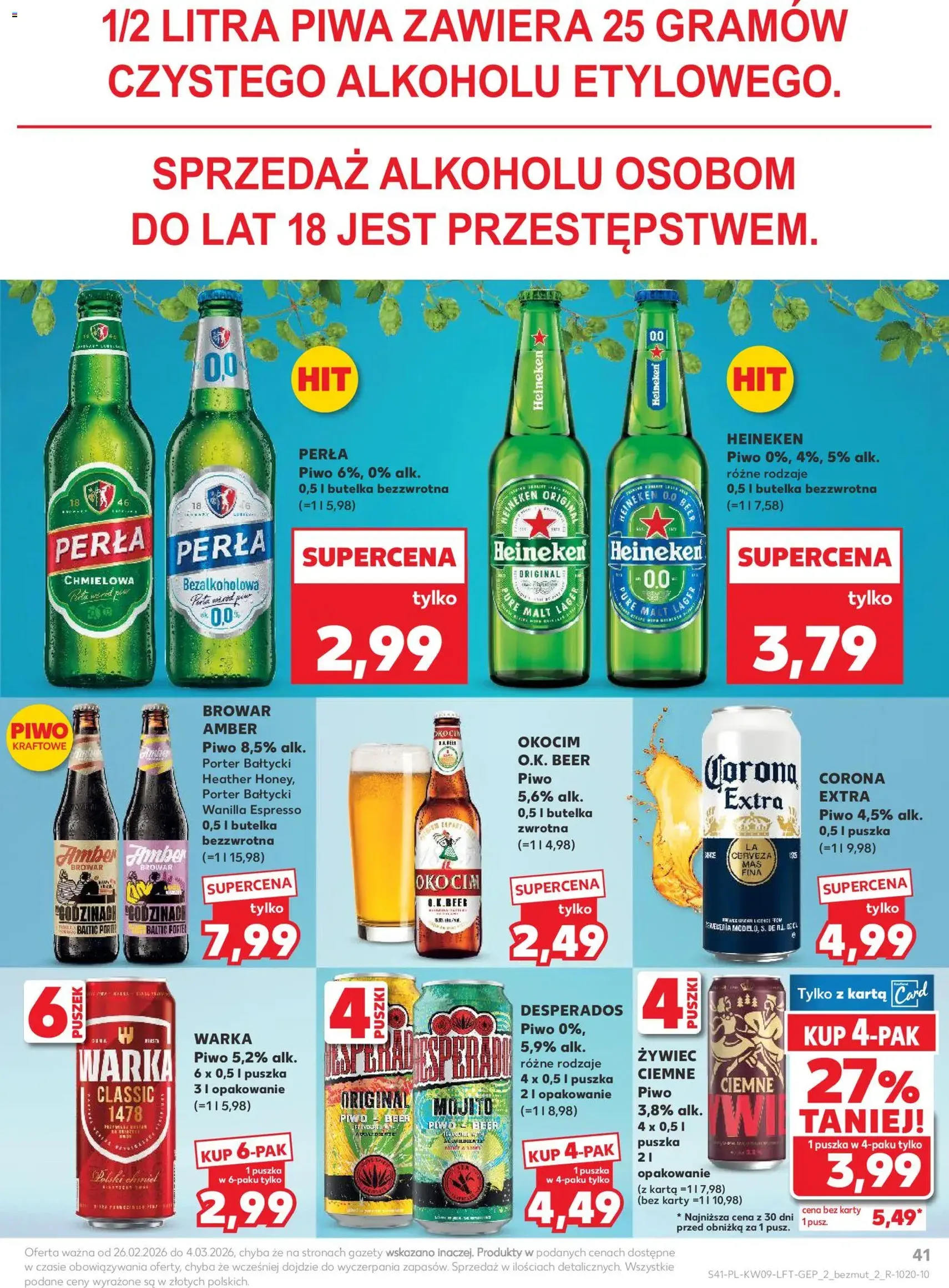 Kaufland gazetka - ważny gazetka od 26.02.2026 strona 41 z 50