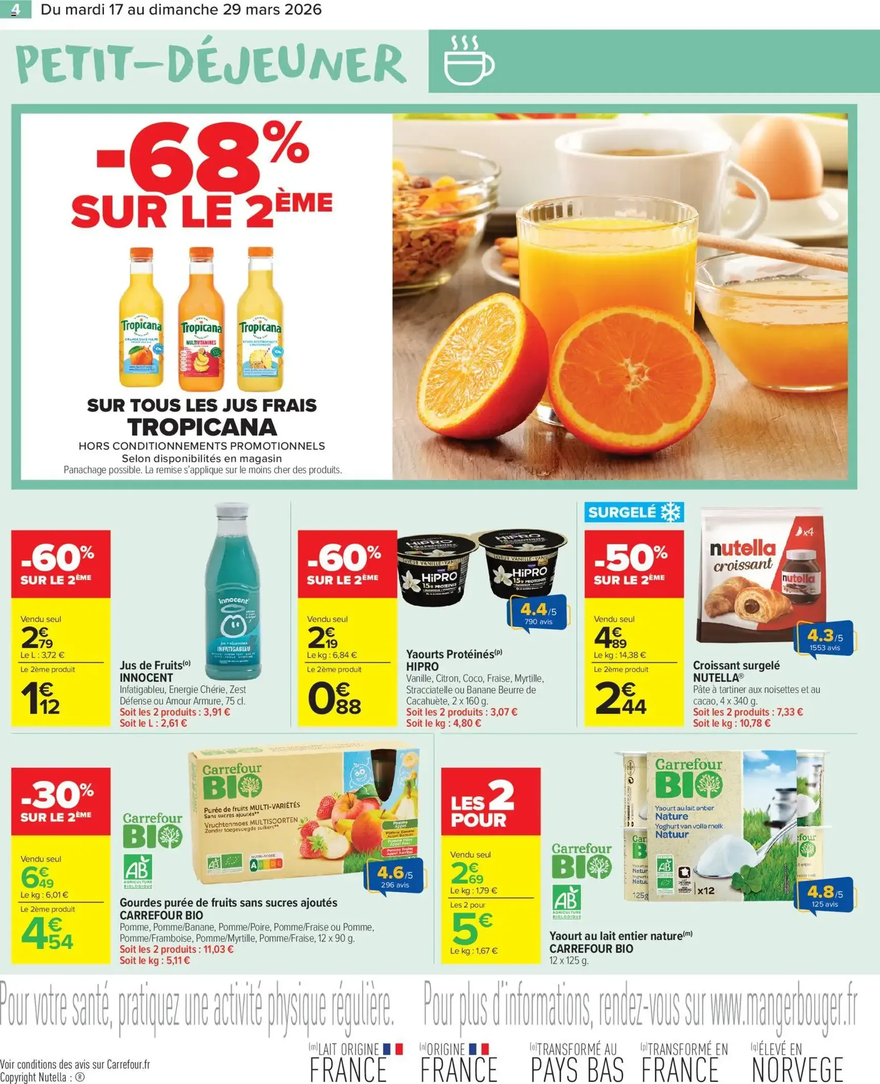 Carrefour Market Petit déjeuner - brochure valable à partir du 17/03/2026, page 6 sur 15