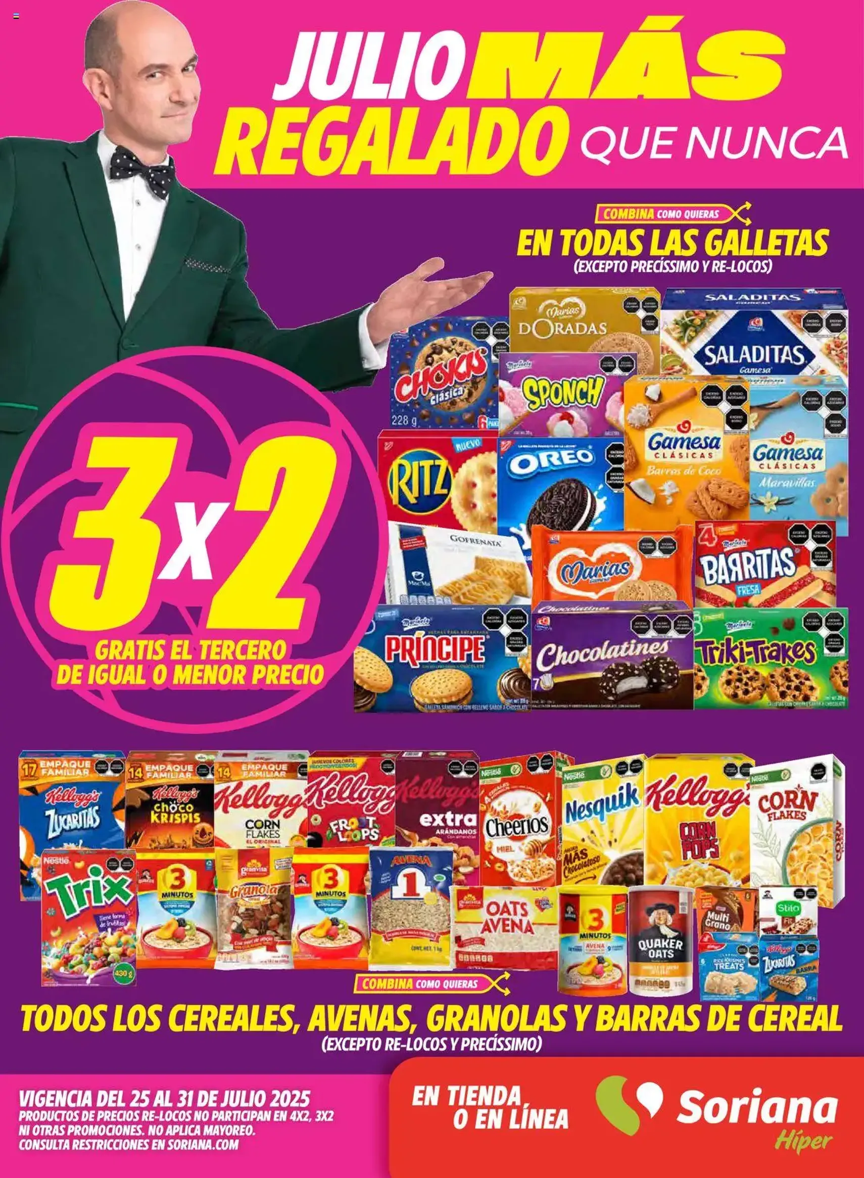 Soriana - Julio Regalado Híper Nacional - folleto válido desde 25/07/2025 página 1 de 35 Soriana - Julio Regalado Híper Nacional - folleto válido desde 25/07/2025 página 1 de 35