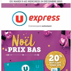 U Express catalogue - Prévisualisation du catalogue valable à partir du 09/12/2025