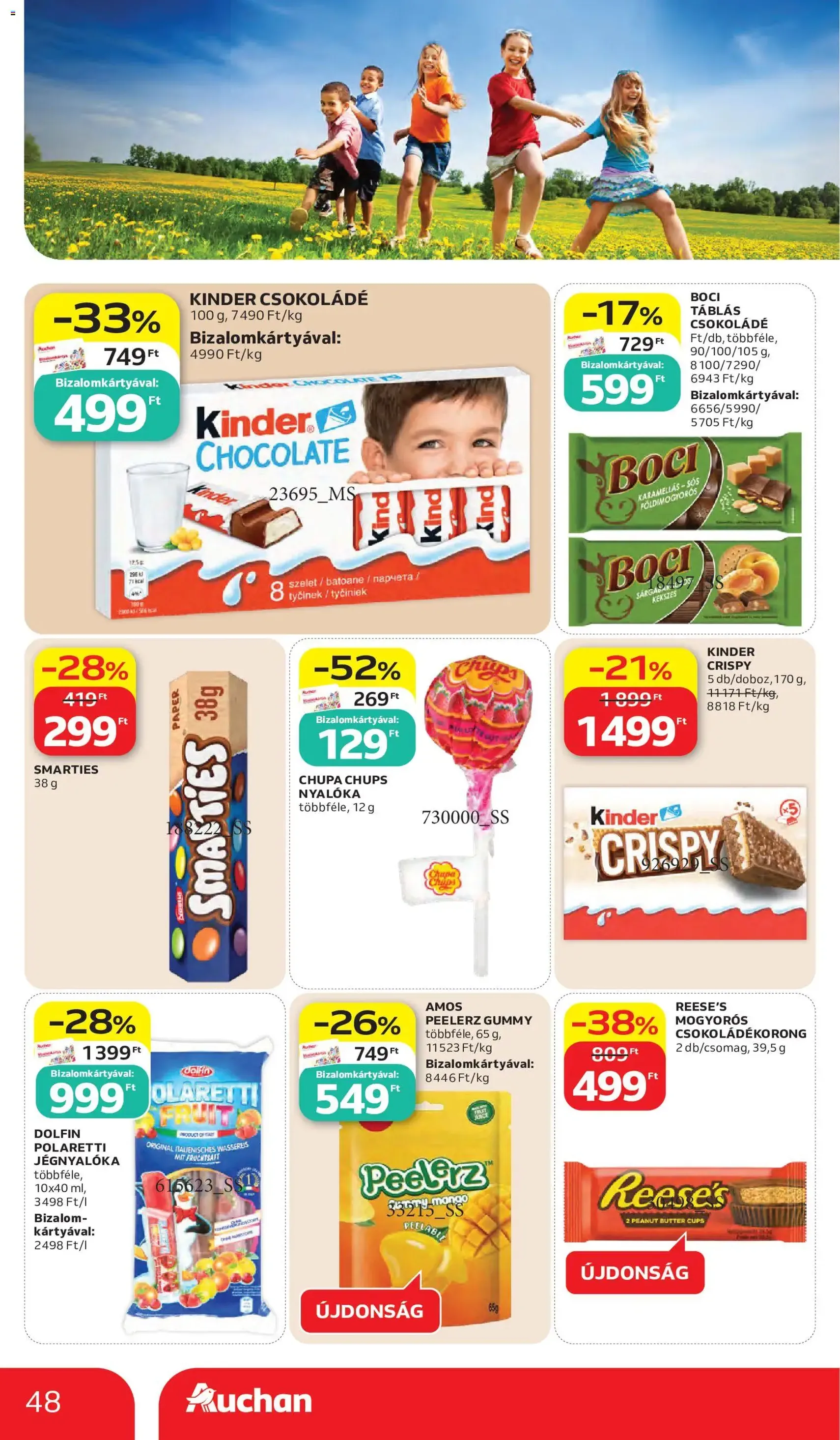 Auchan akciós újság - 2026.05.28. érvényes szórólap 48 oldal 58 oldalból