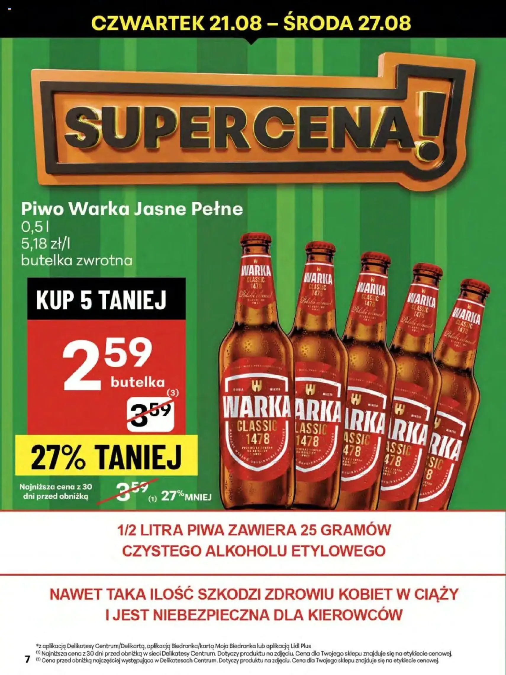 Delikatesy Centrum Gazetka - ważny gazetka od 21.08.2025 strona 7 z 52