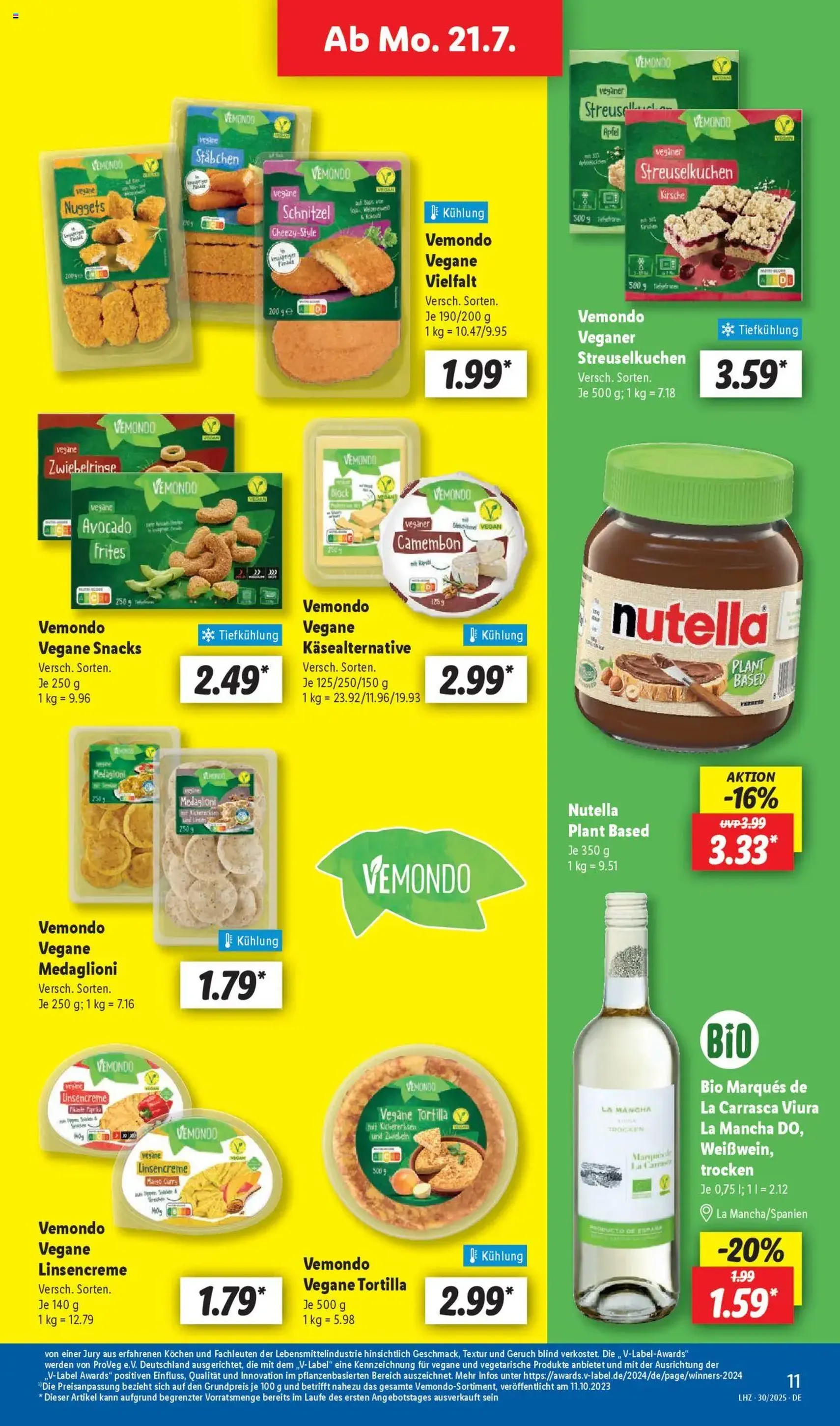 Lidl Prospekt - Gültiger Prospekt ab 21.07.2025, Seite 7 von insgesamt 62