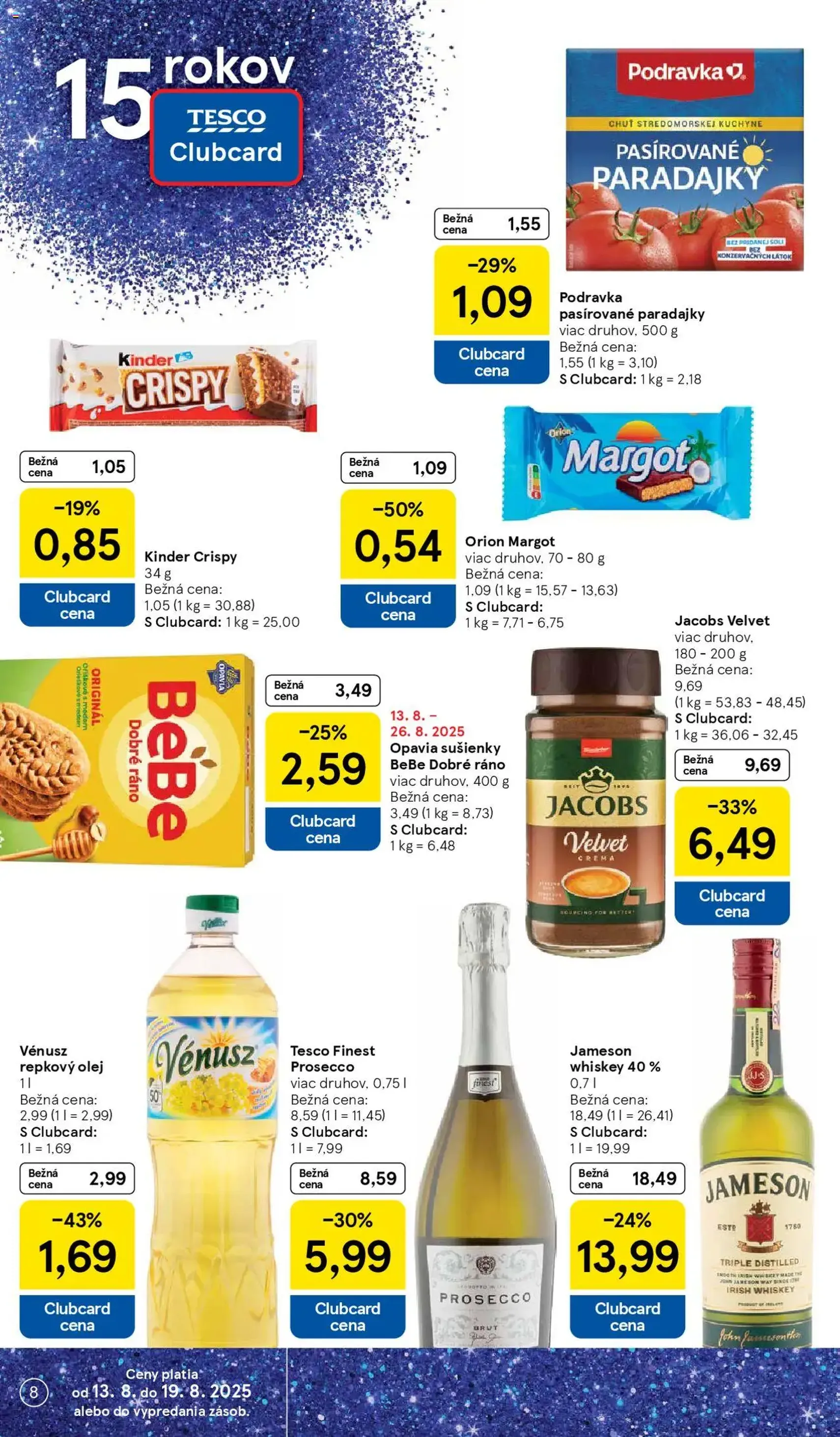 Tesco Hypermarket - leták - platný leták od 13.08.2025 strana 8 z 43