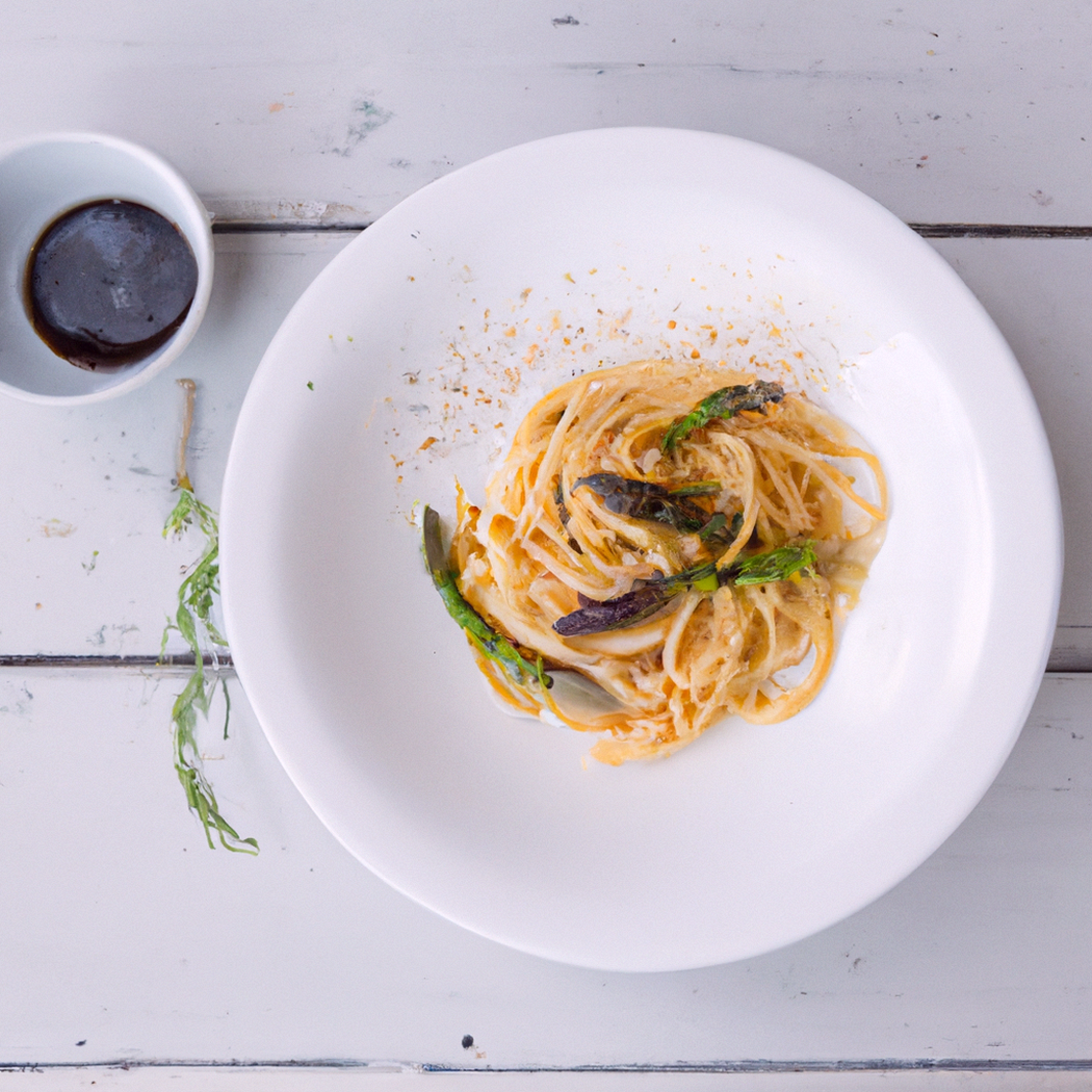 Spaghetti con asparagi di mare