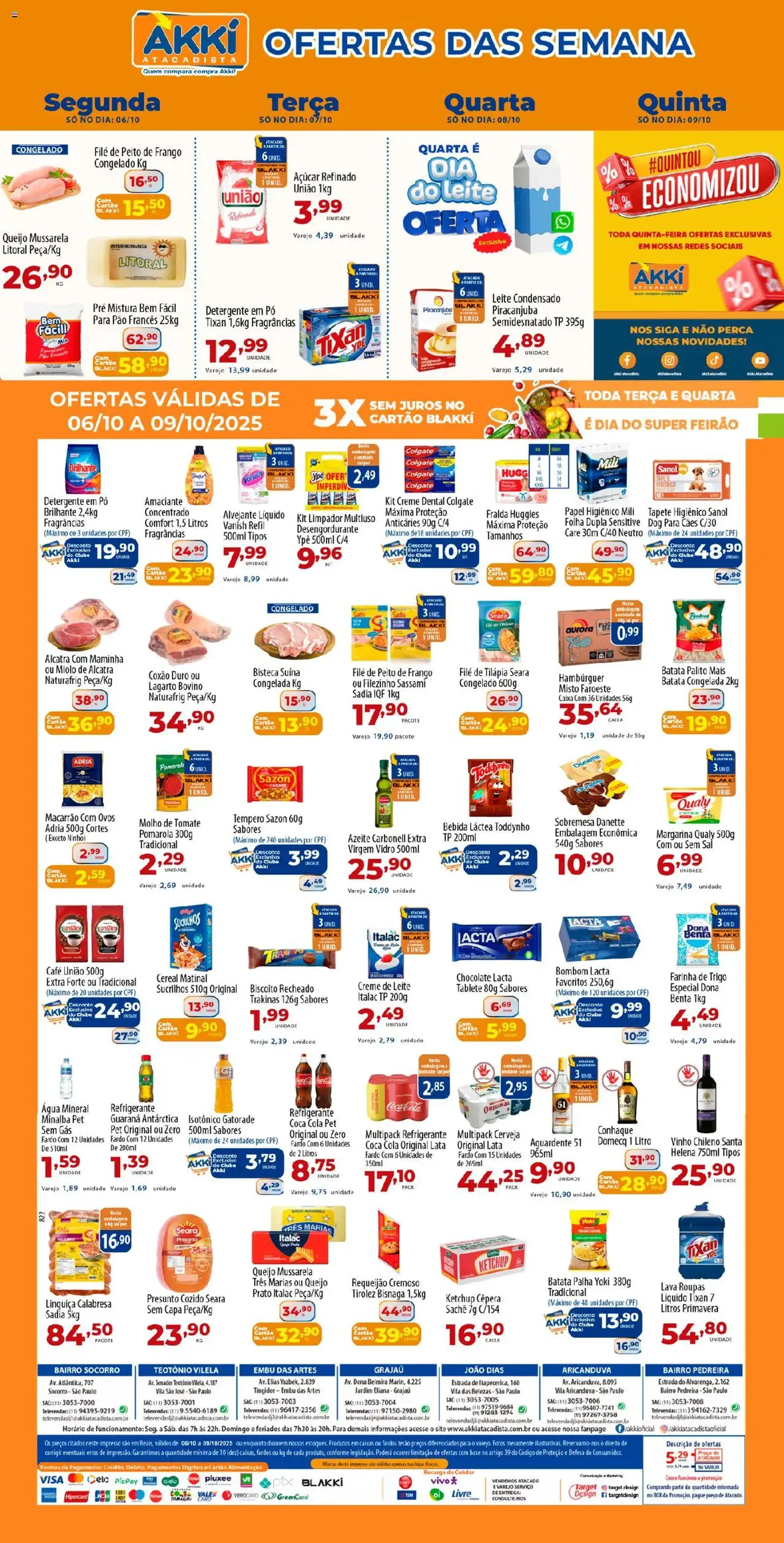 Akki Atacadista - Ofertas da semana - folheto válido a partir de 06/10/2025 página 1 de 1
