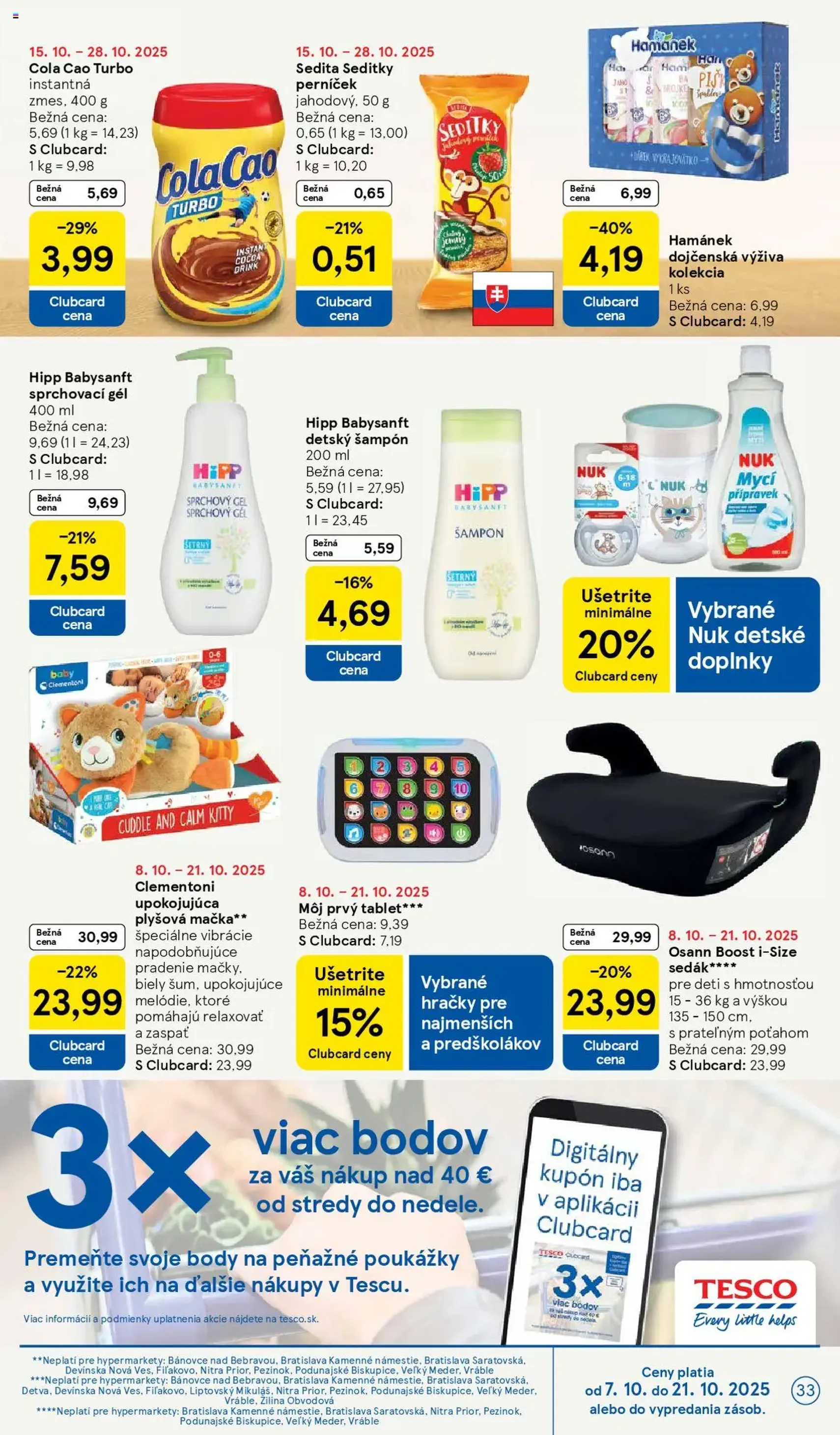 Tesco Hypermarket - leták - platný leták od 15.10.2025 strana 33 z 42