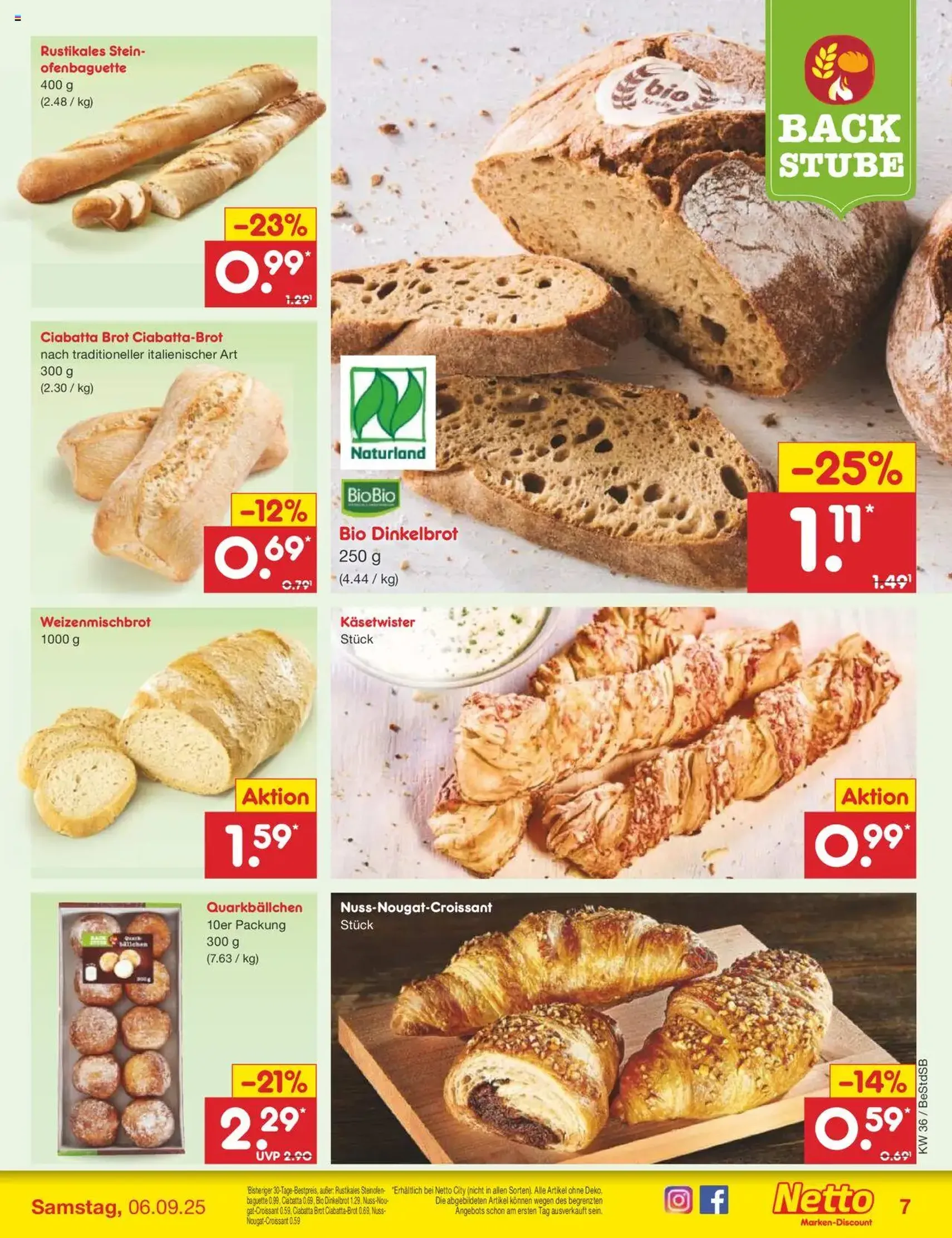 Netto Marken-Discount Prospekt - Gültiger Prospekt ab 01.09.2025, Seite 7 von insgesamt 65 Netto Marken-Discount Prospekt - Gültiger Prospekt ab 01.09.2025, Seite 7 von insgesamt 65