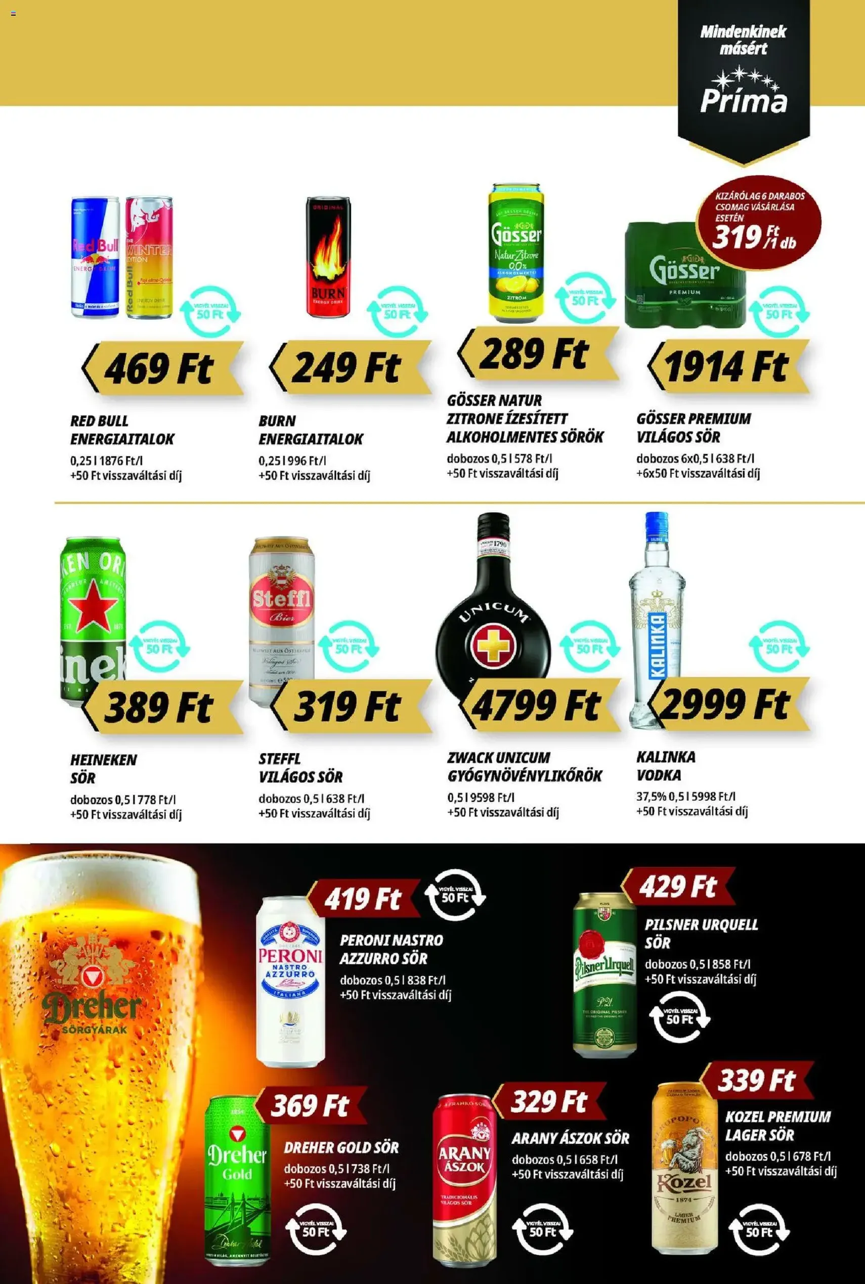 CBA Príma Akciós újság - 2025.11.13. érvényes szórólap 13 oldal 16 oldalból