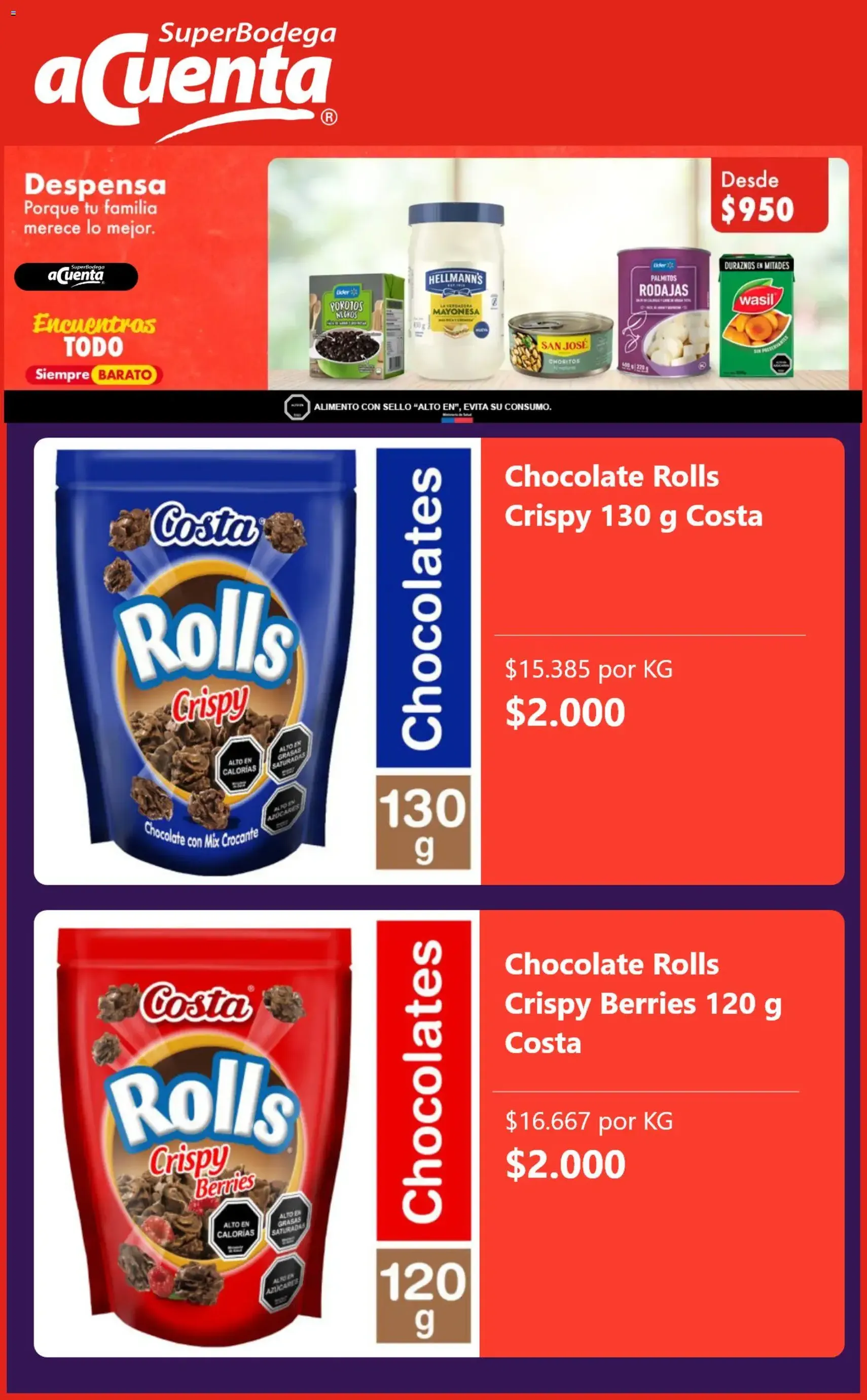 Super Bodega aCuenta ofertas - folleto válido desde 09.02.2026 página 5 de 5