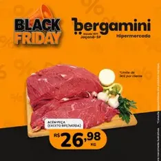 Supermercado Bergamini Black Friday - pré-visualização do folheto, válido a partir de 28/11/2025