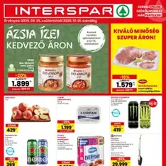 Interspar Akciós újság - szórólap előnézete érvényes 2025.09.25. -tól