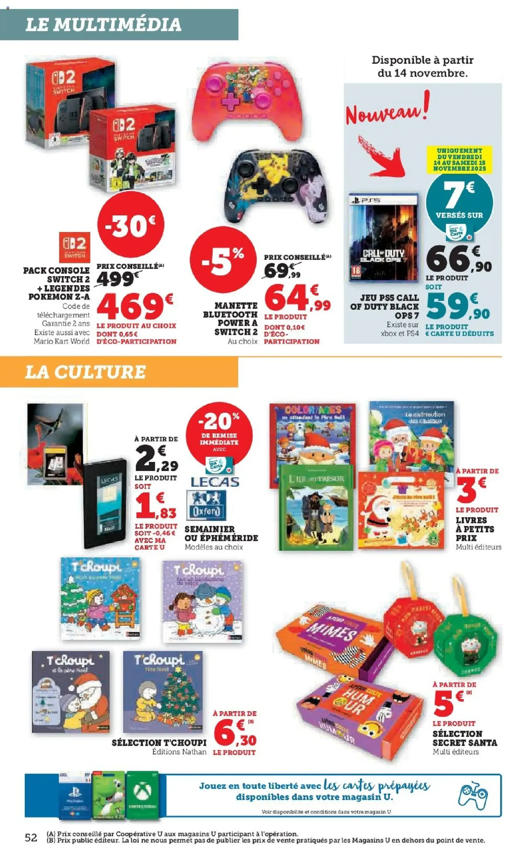 Hyper U catalogue - brochure valable à partir du 04/11/2025, page 52 sur 60