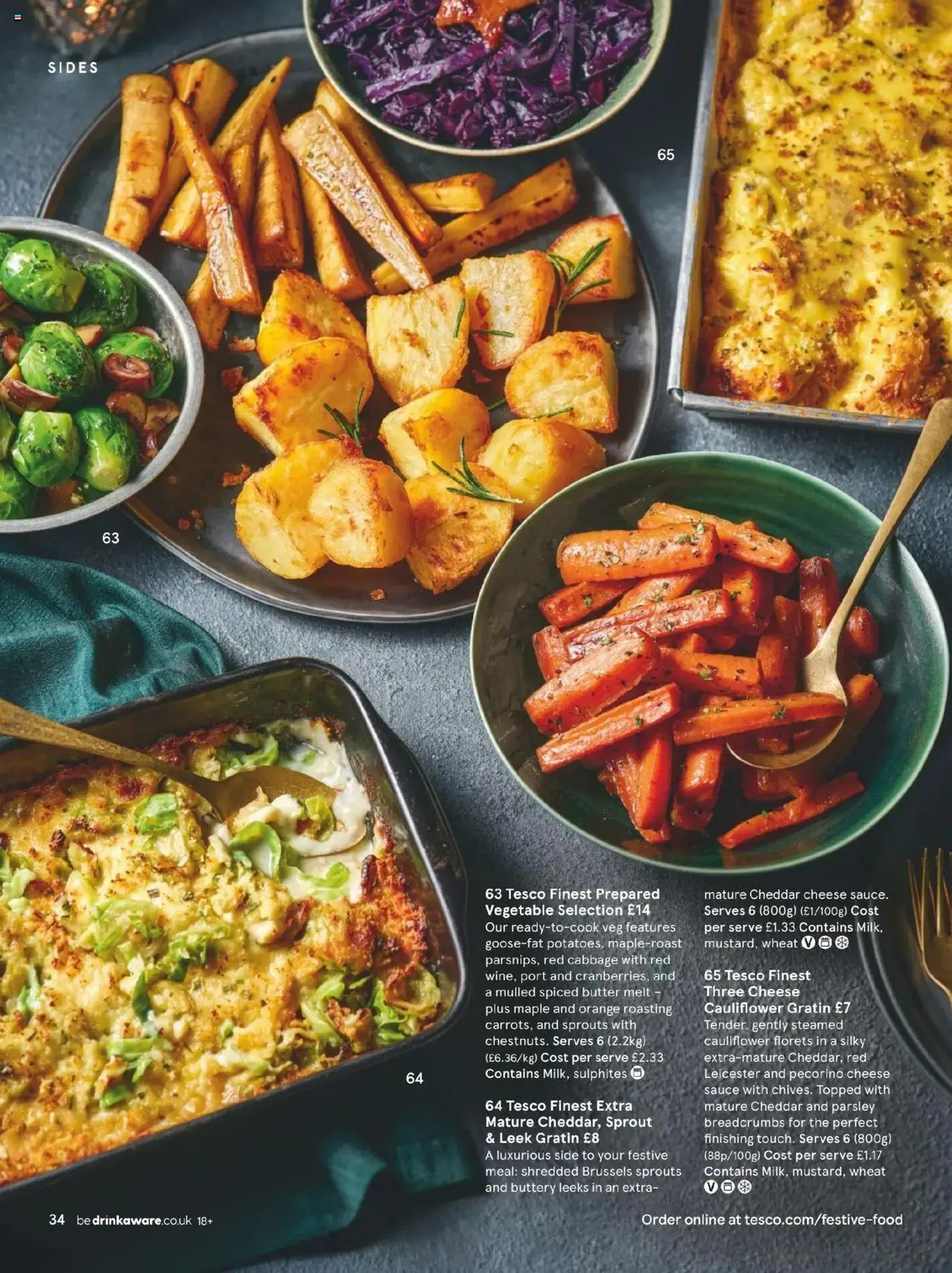 Tesco - Festive Food to Order brochure 2025 - valid flyer from 01/10/2025, page 34 of 56