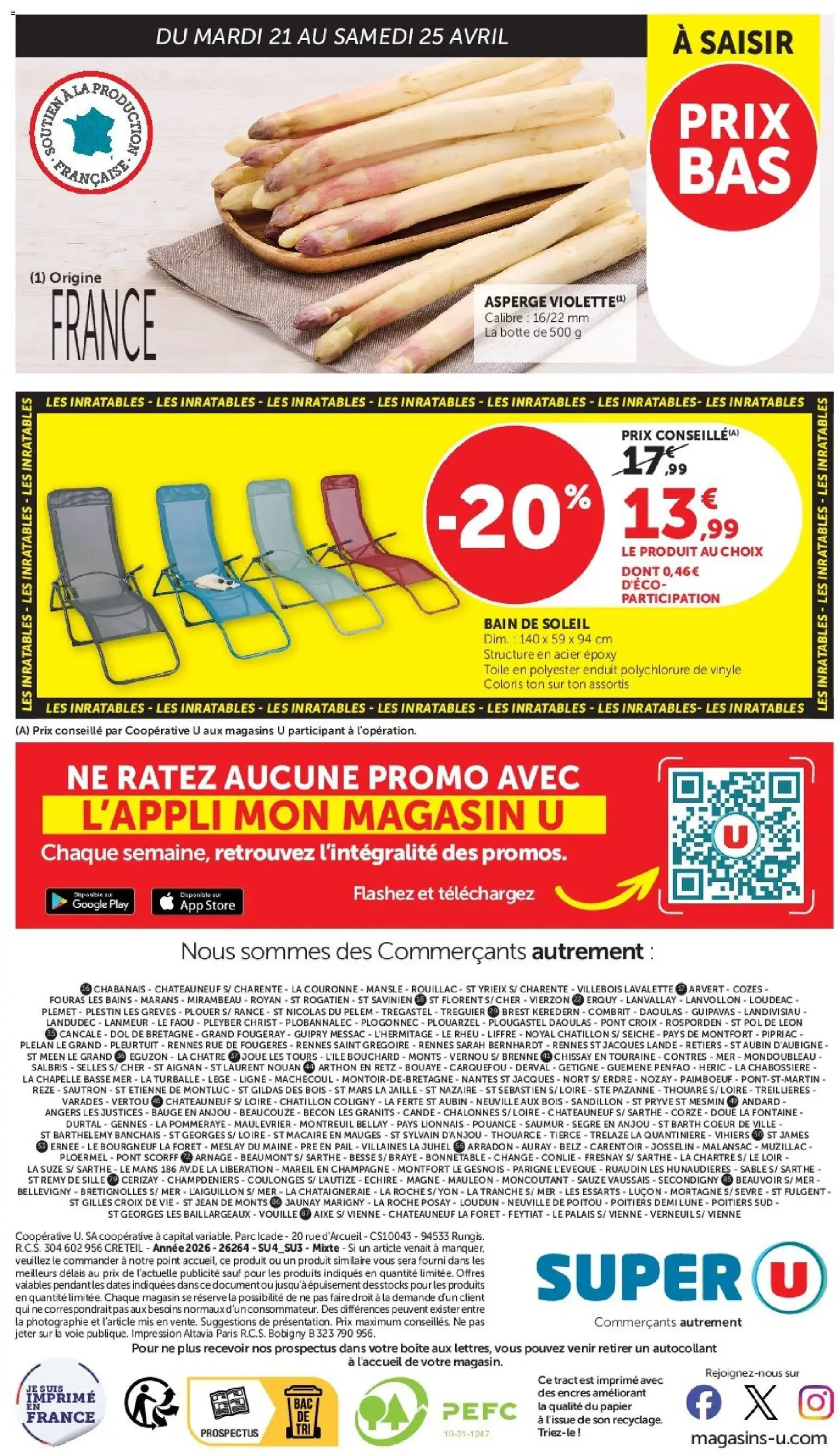 Super U catalogue - brochure valable à partir du 21/04/2026, page 44 sur 44