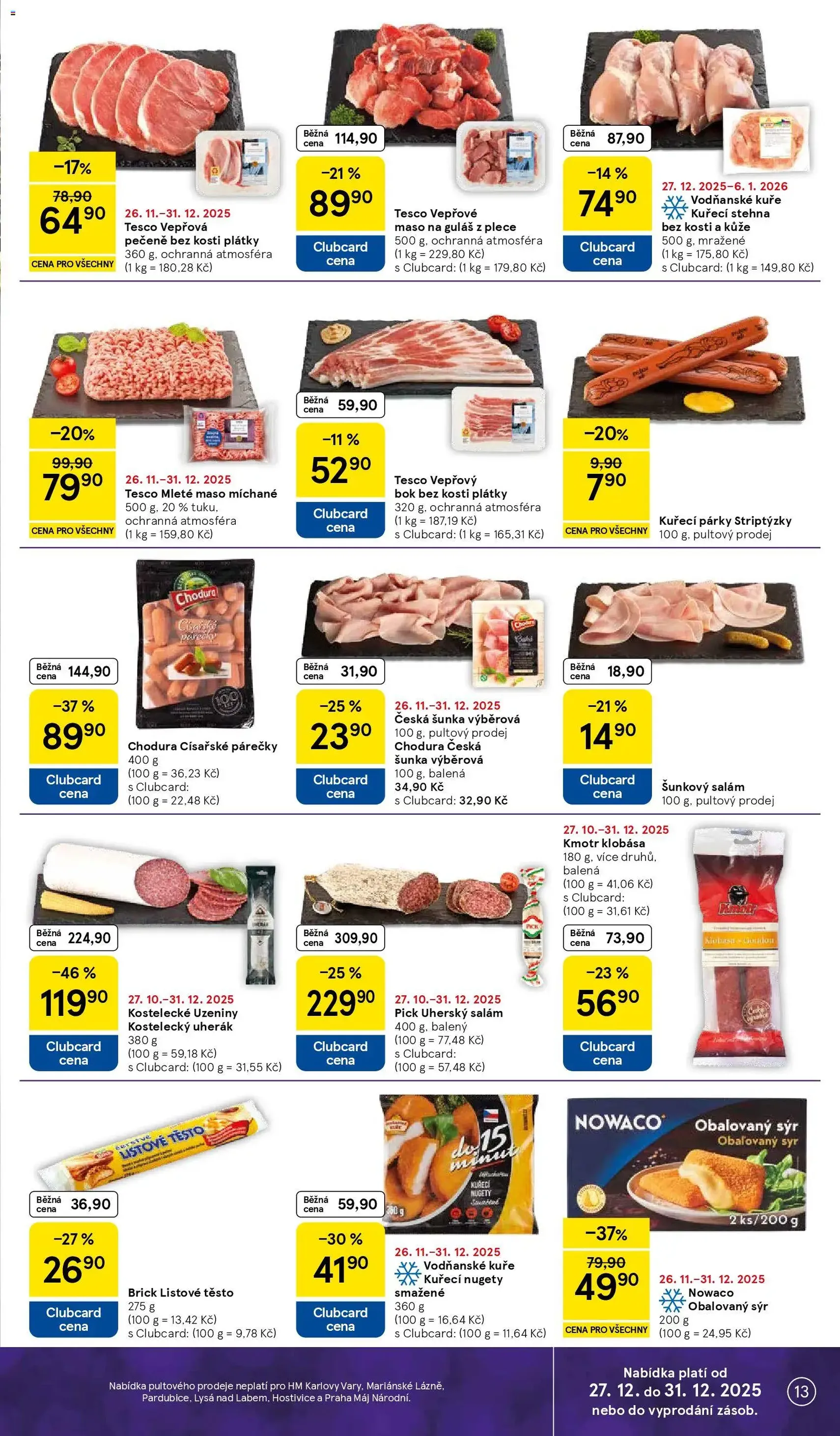 Tesco leták - Hypermarket - platný leták od 27.12.2025 strana 13 z 18