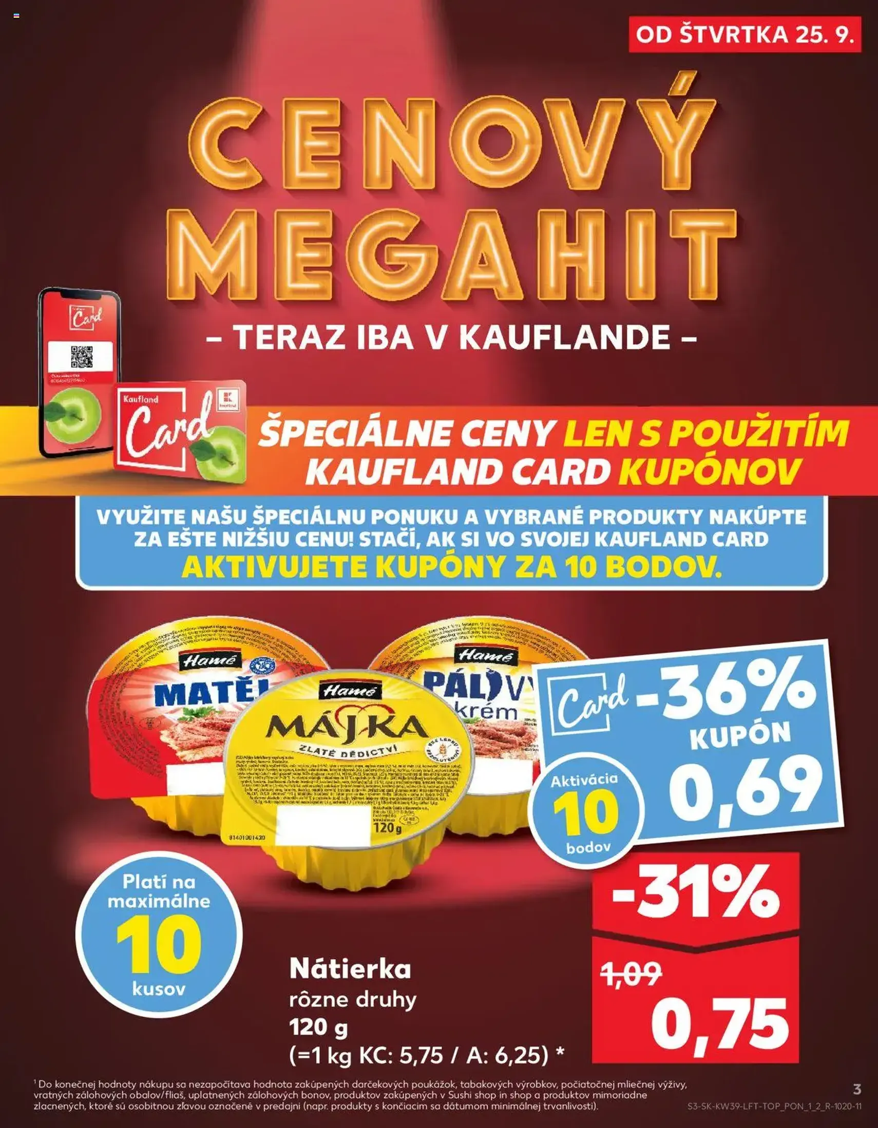 Kaufland Bratislava-Avion - platný leták od 25.09.2025 strana 3 z 78
