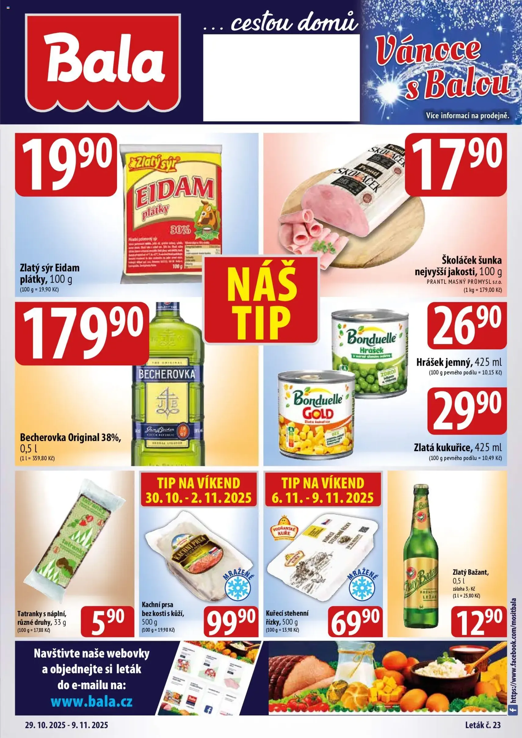 BALA velký leták - platný leták od 29.10.2025 strana 1 z 6