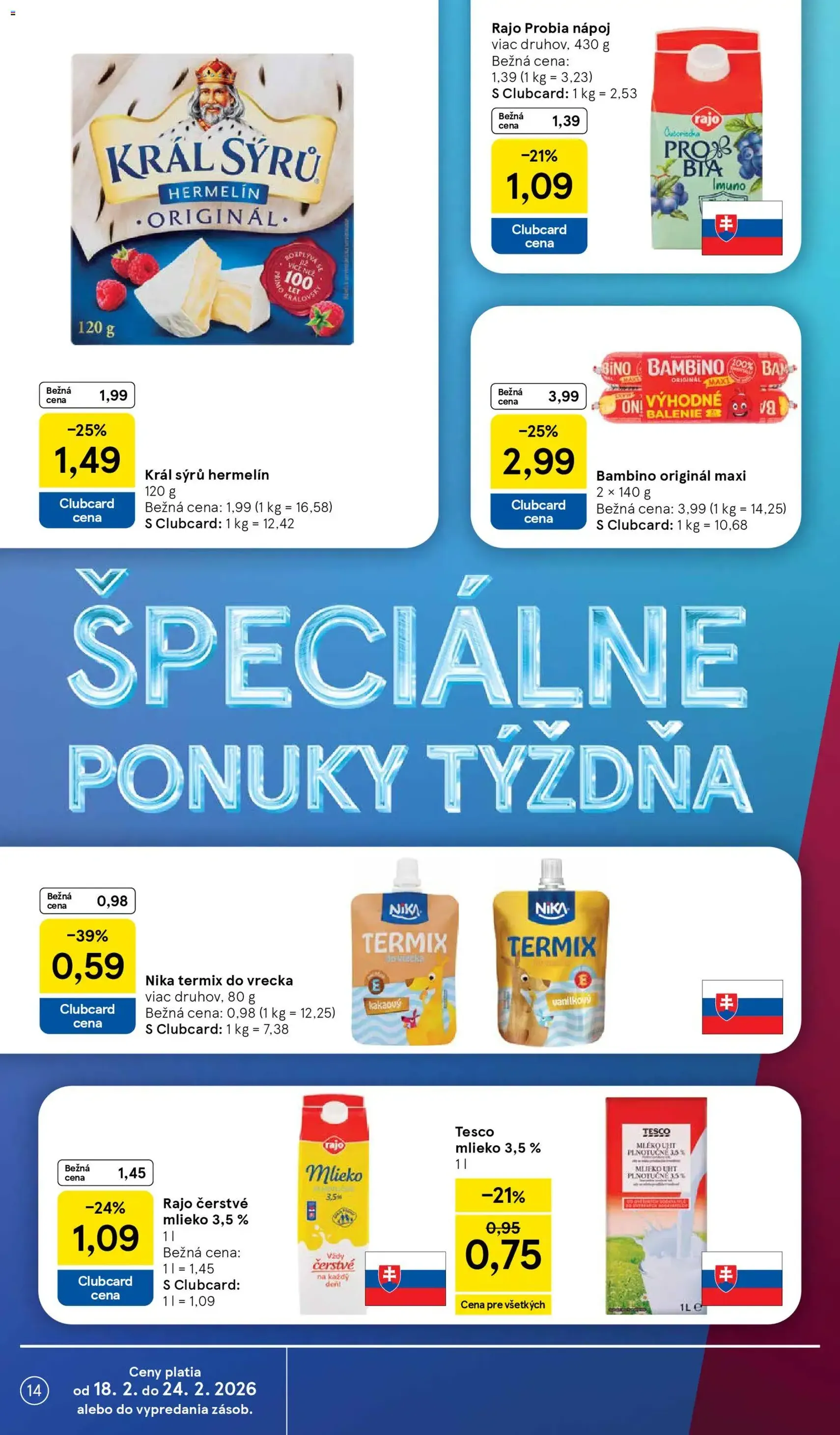 Tesco Hypermarket - leták - platný leták od 18.02.2026 strana 14 z 38
