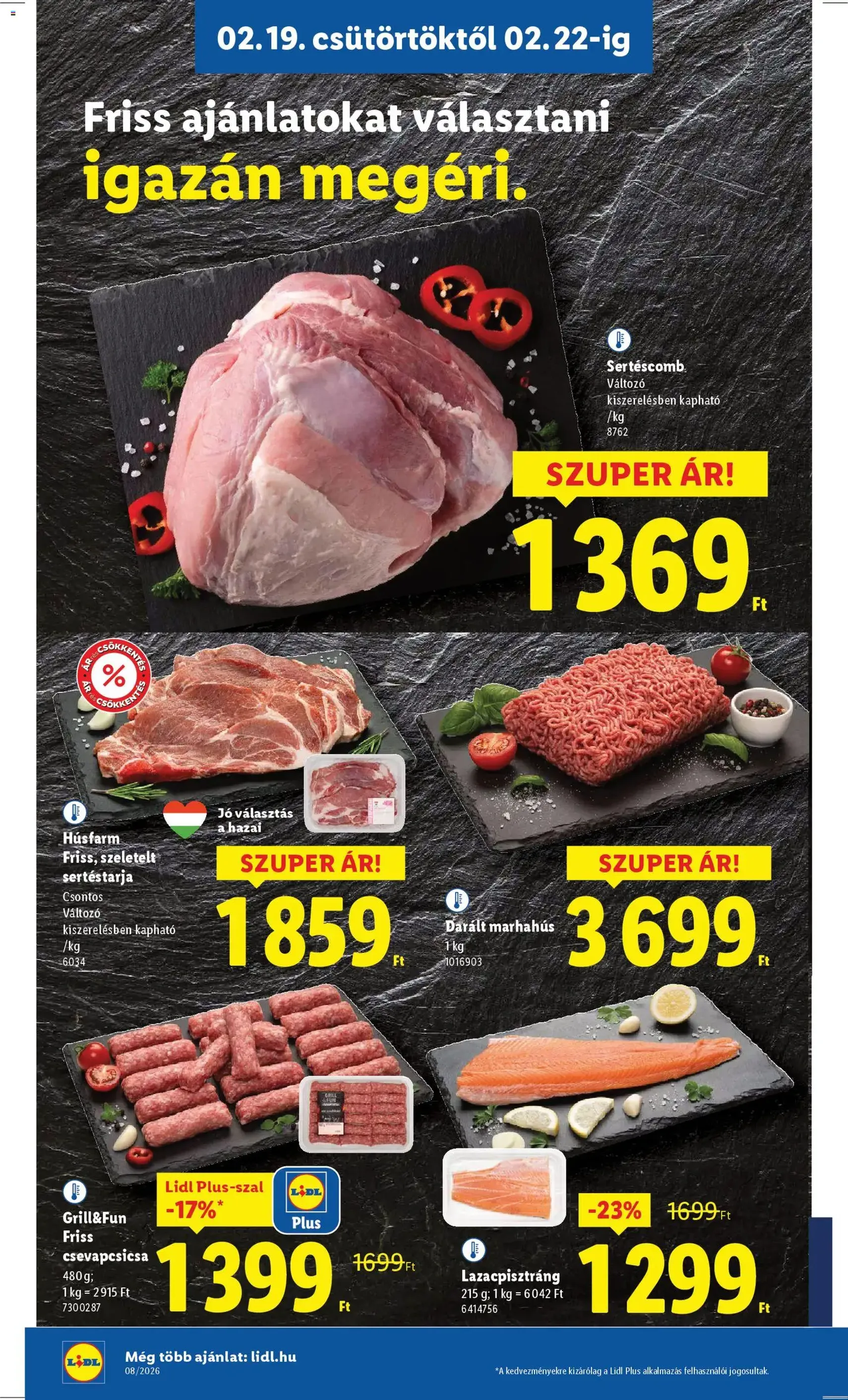 Lidl Akciós újság - 2026.02.19. érvényes szórólap 6 oldal 58 oldalból