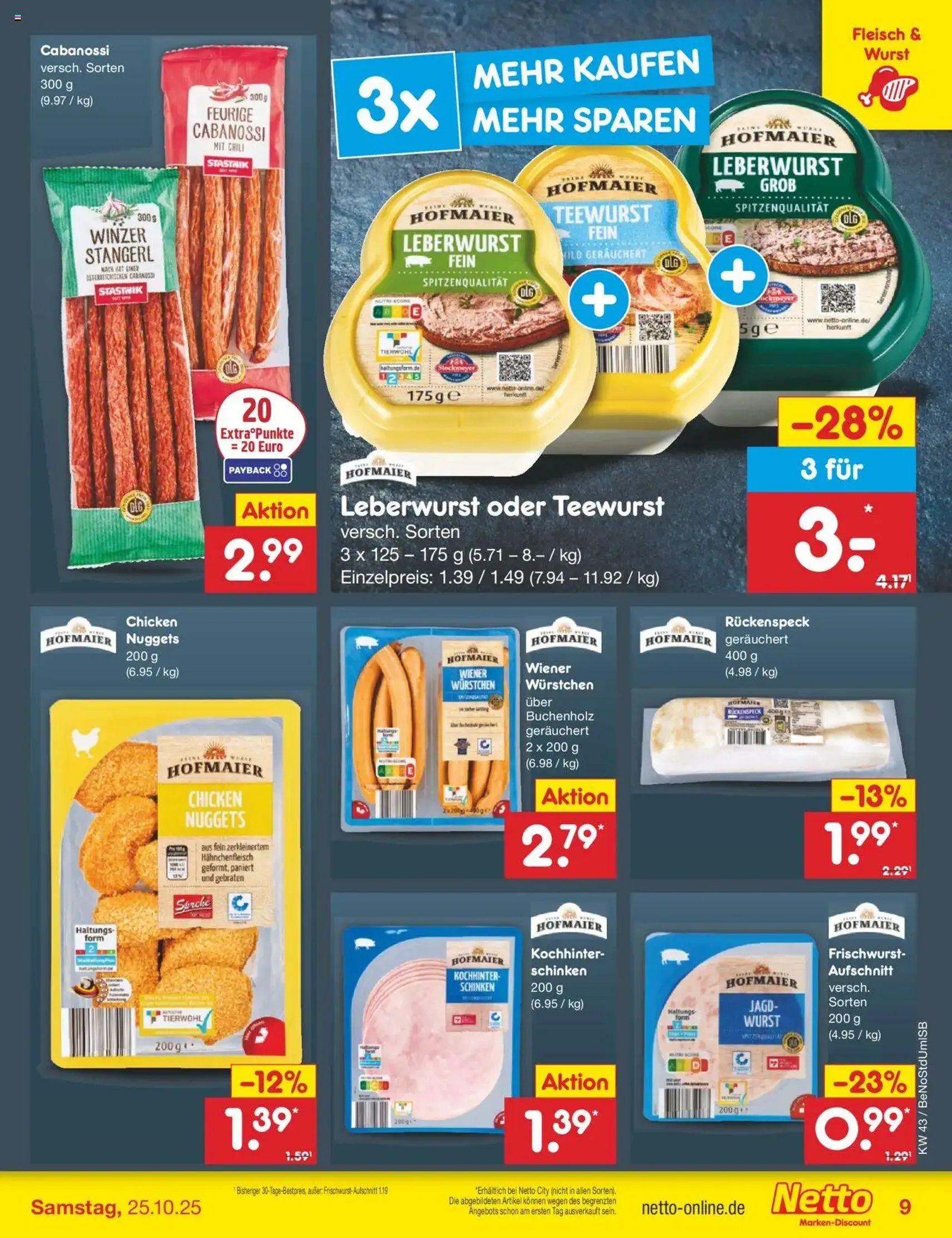 Netto Marken-Discount Prospekt - Gültiger Prospekt ab 20.10.2025, Seite 15 von insgesamt 69 Netto Marken-Discount Prospekt - Gültiger Prospekt ab 20.10.2025, Seite 15 von insgesamt 69