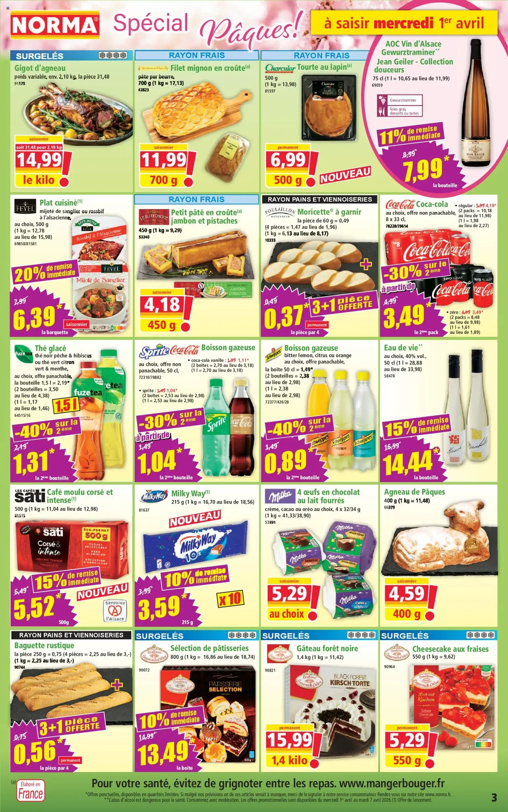 Norma catalogue - brochure valable à partir du 01/04/2026, page 3 sur 14