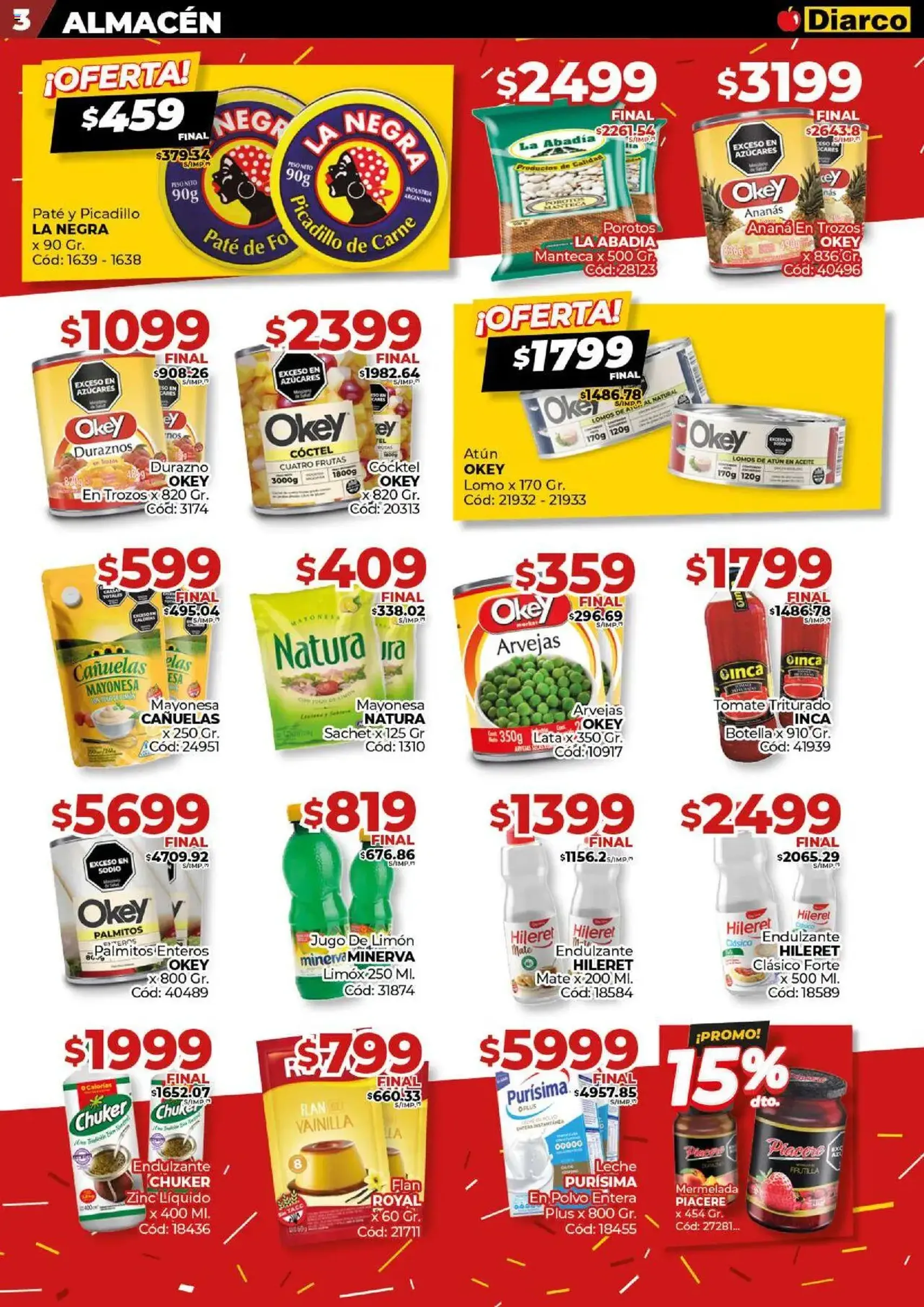 Diarco ofertas - folleto válido desde 04/08/2025 página 3 de 21