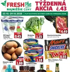 Fresh Leták - náhľad letáku platný od 23.10.2025 Fresh Leták - náhľad letáku platný od 23.10.2025