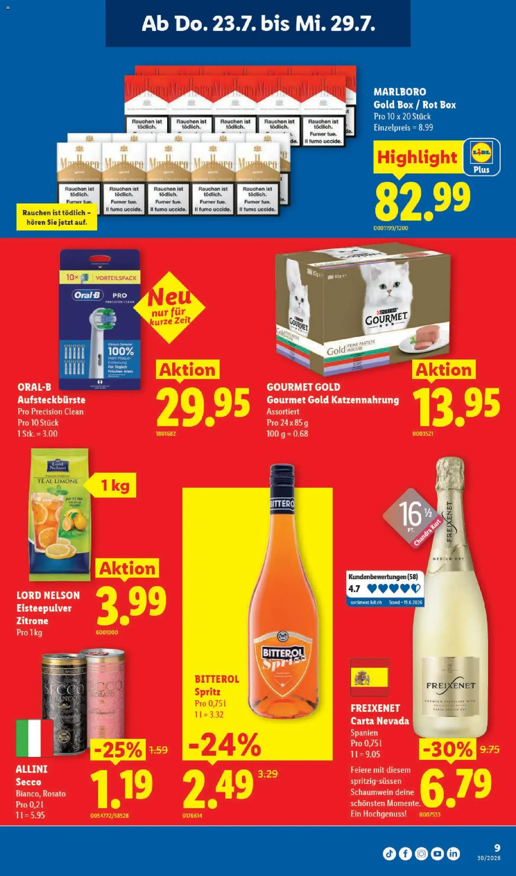 Lidl aktionen - Gültiger Prospekt ab 23.07.2026, Seite 9 von insgesamt 32