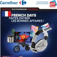Carrefour catalogue french days faites entrer les bonnes affaires ! - Prévisualisation du catalogue valable à partir du 30/09/2025