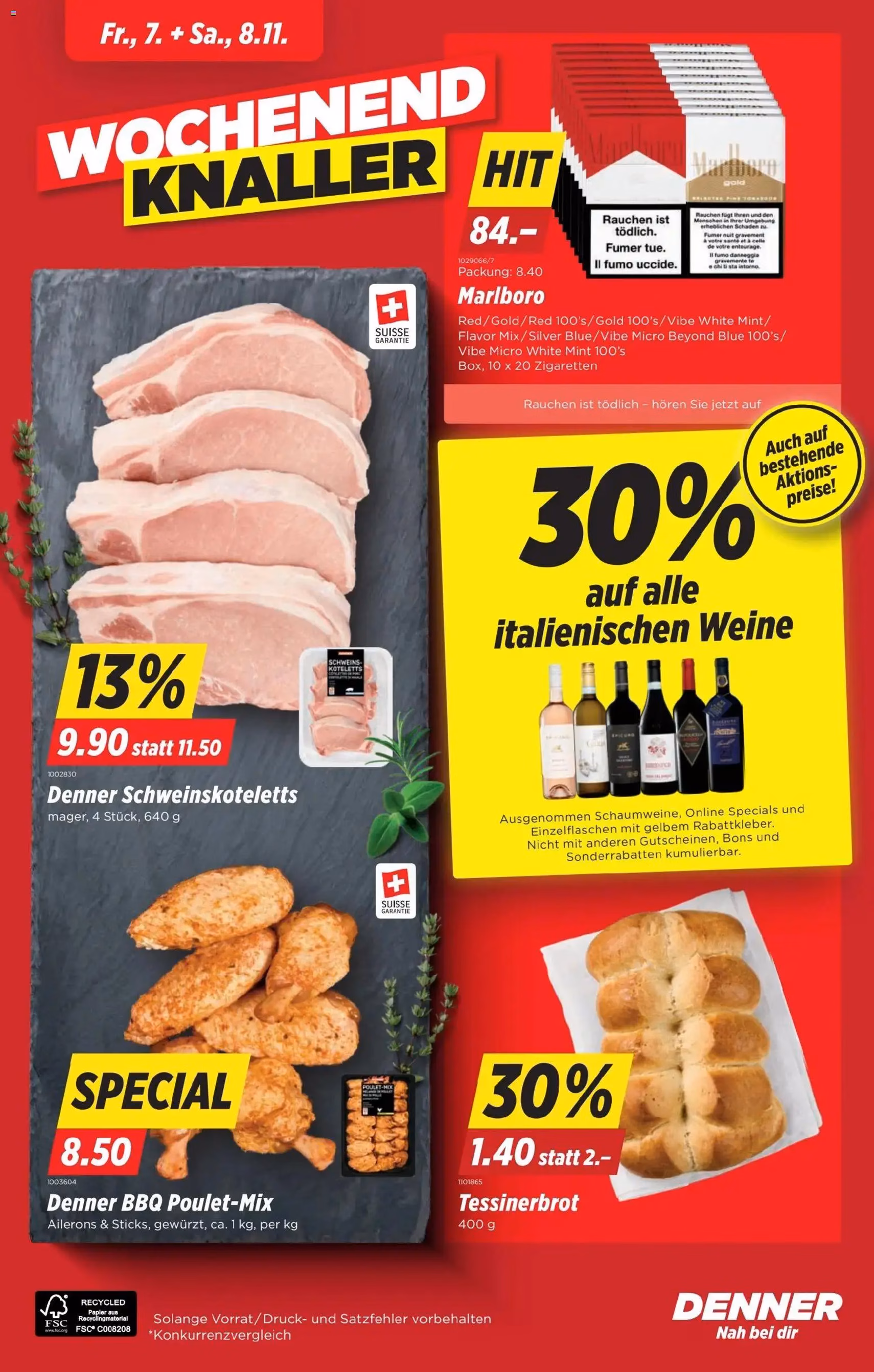 Denner Aktionen - Gültiger Prospekt ab 04.11.2025, Seite 24 von insgesamt 24