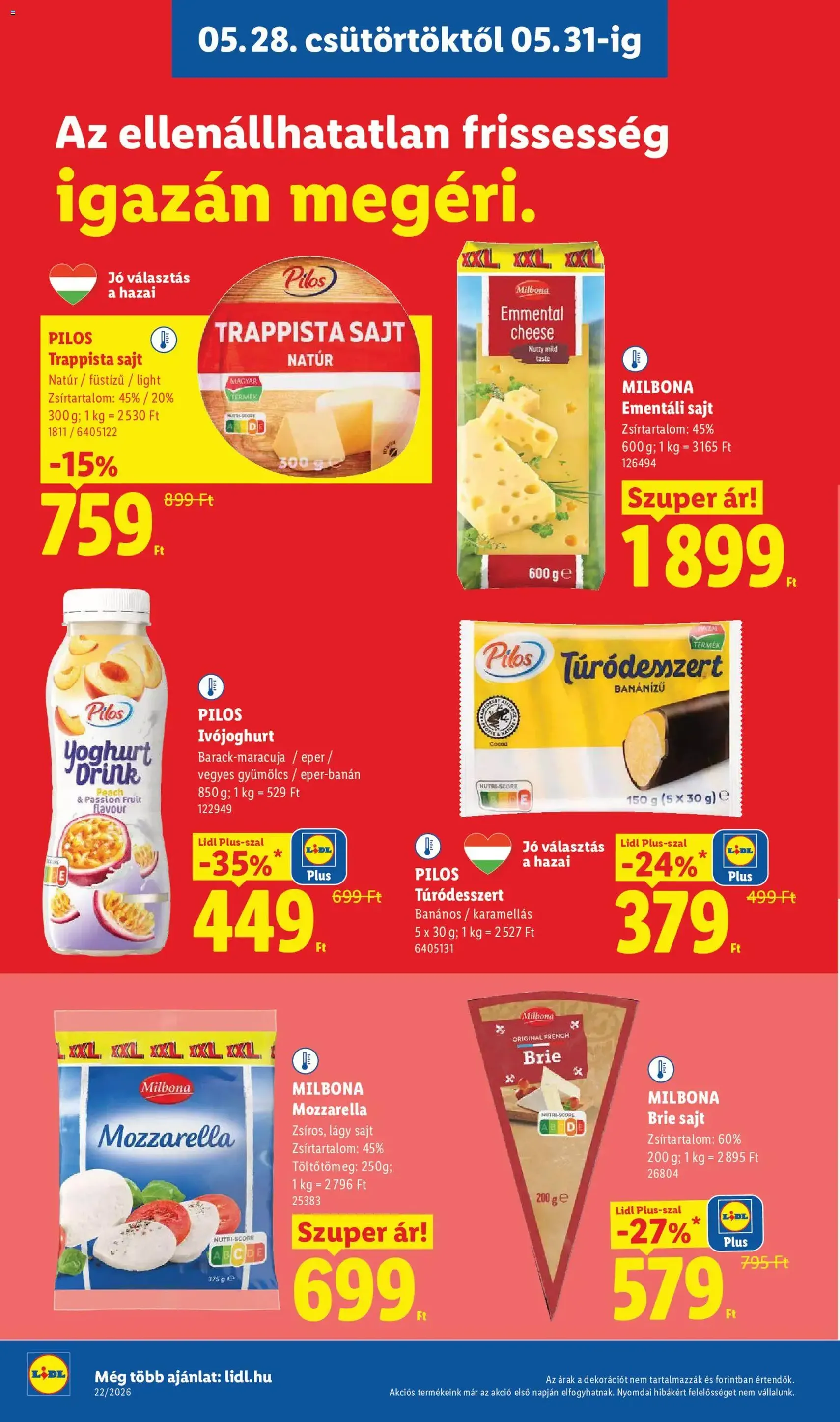 Lidl akciós újság - 2026.05.28. érvényes szórólap 10 oldal 74 oldalból